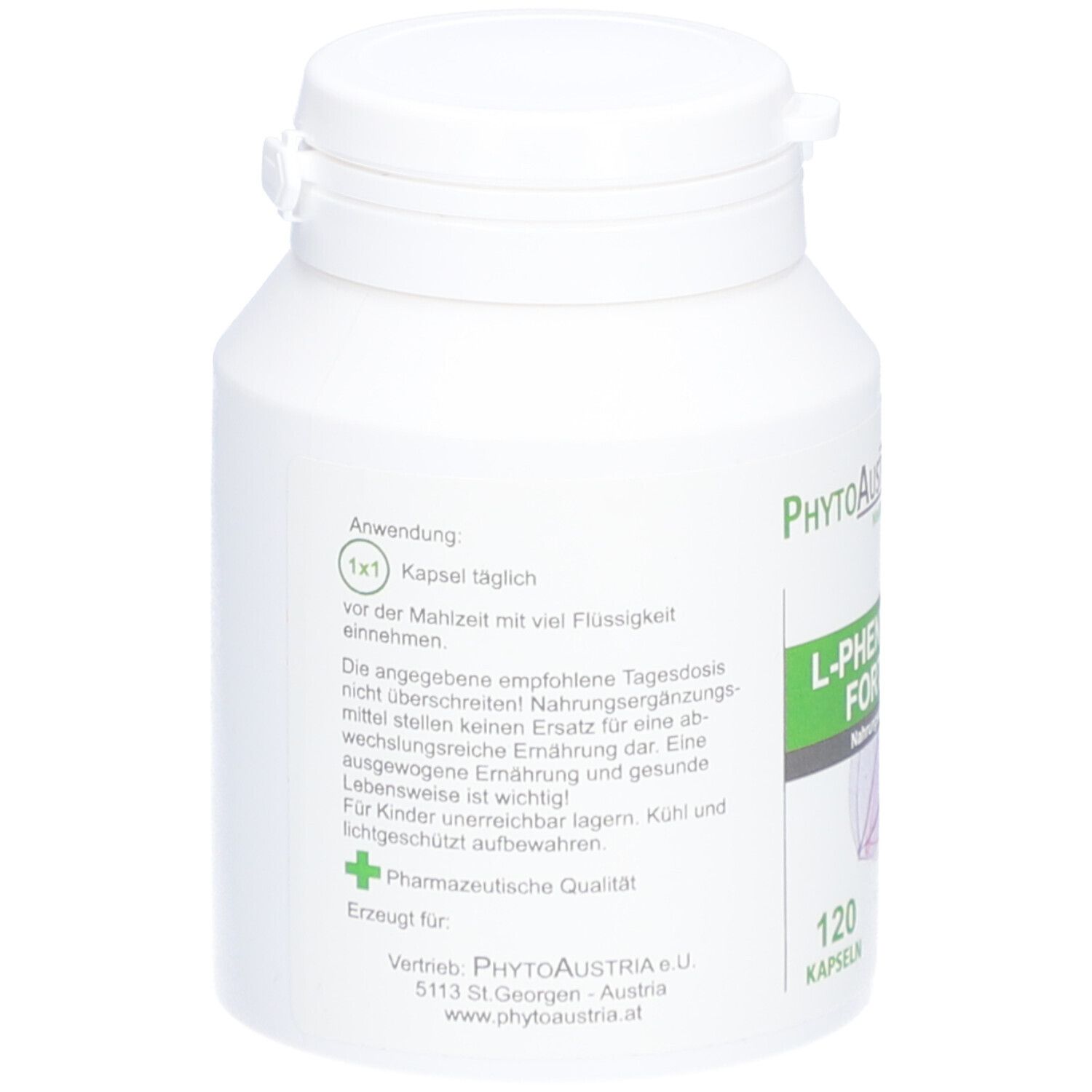 PHYTOAUSTRIA L-Phenylalanin Forte 460 mg