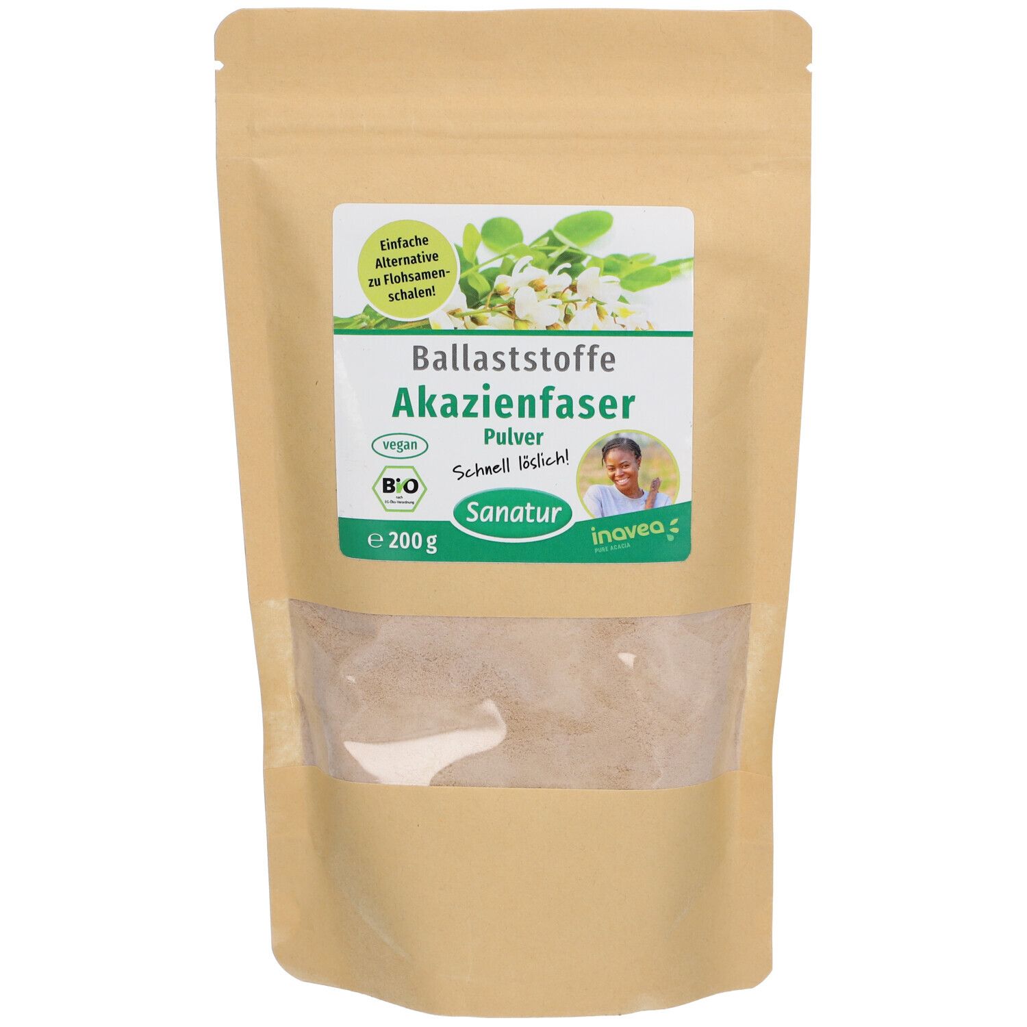 BIO Akazienfaser Pulver Sanatur
