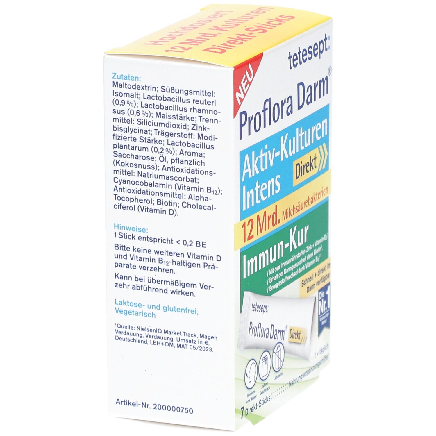 tetesept Proflora Darm® Aktiv-Kulturen Intens Direkt Sticks
