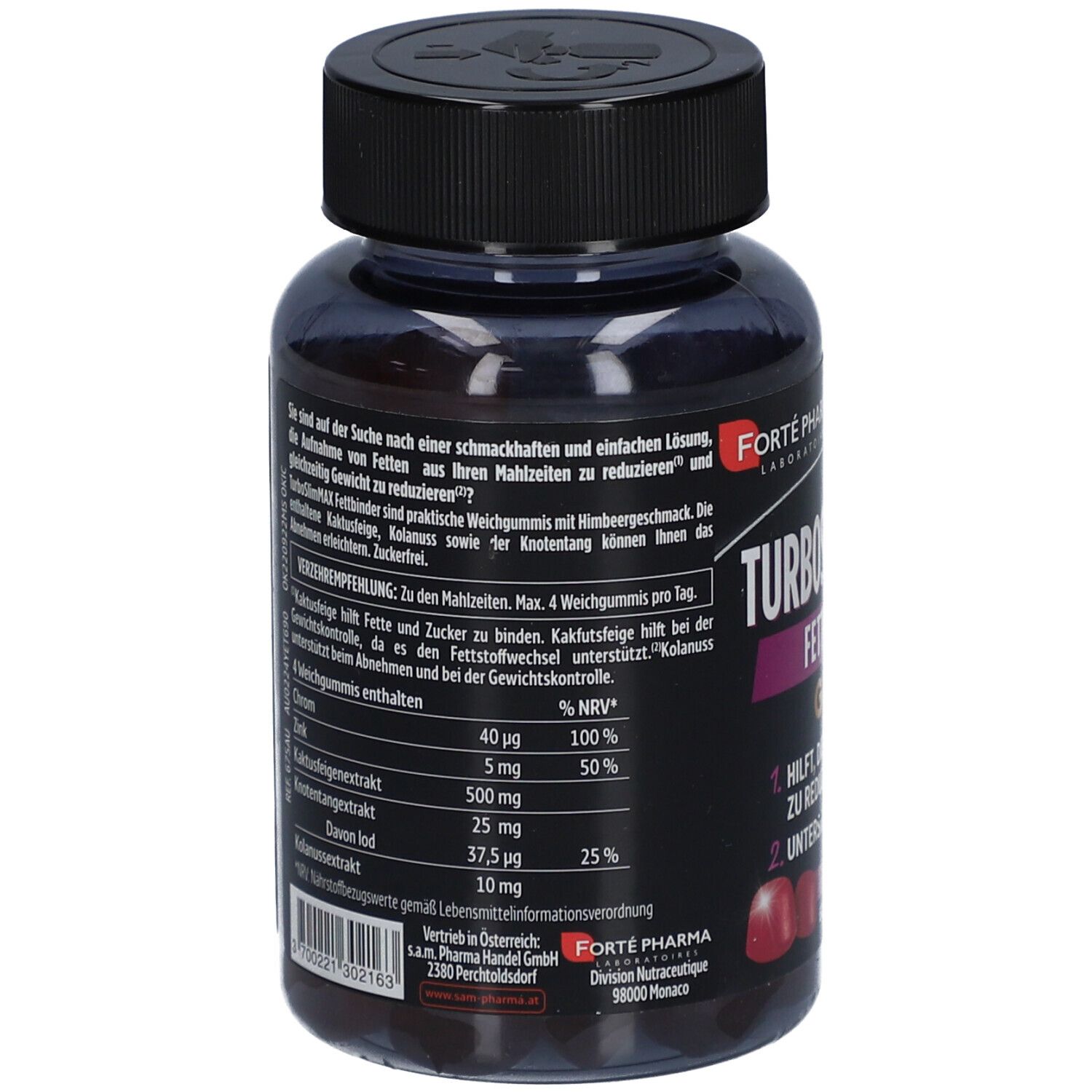 FORTÉ PHARMA TurboSlim MAX Gommes liant les graisses