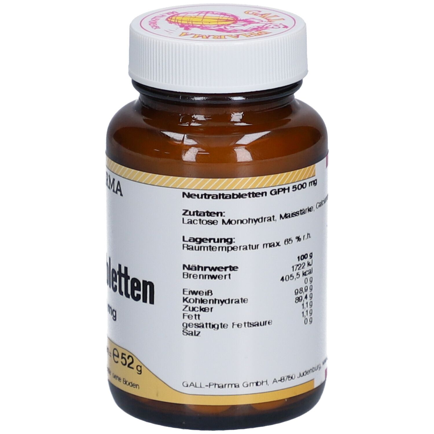 GALL PHARMA Comprimés neutres 500 mg