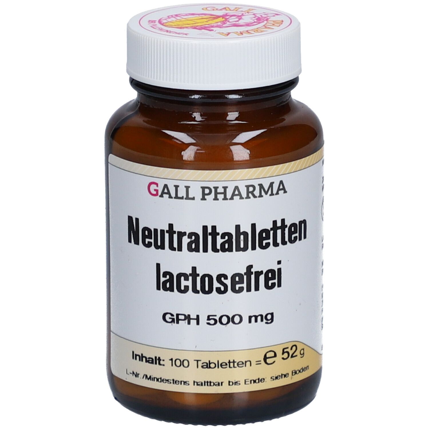 Neutraltabletten lactose frei GPH 500 mg
