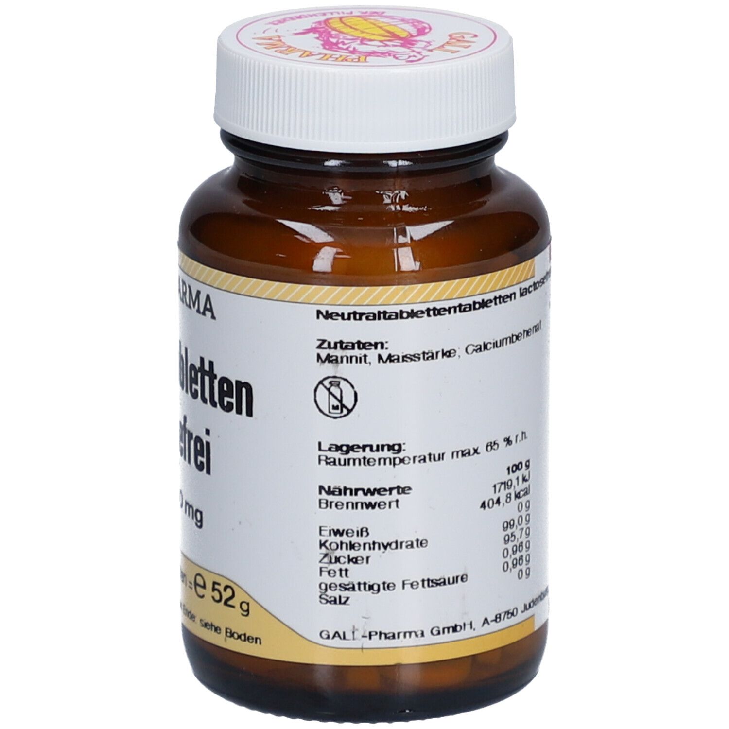 Neutraltabletten lactose frei GPH 500 mg