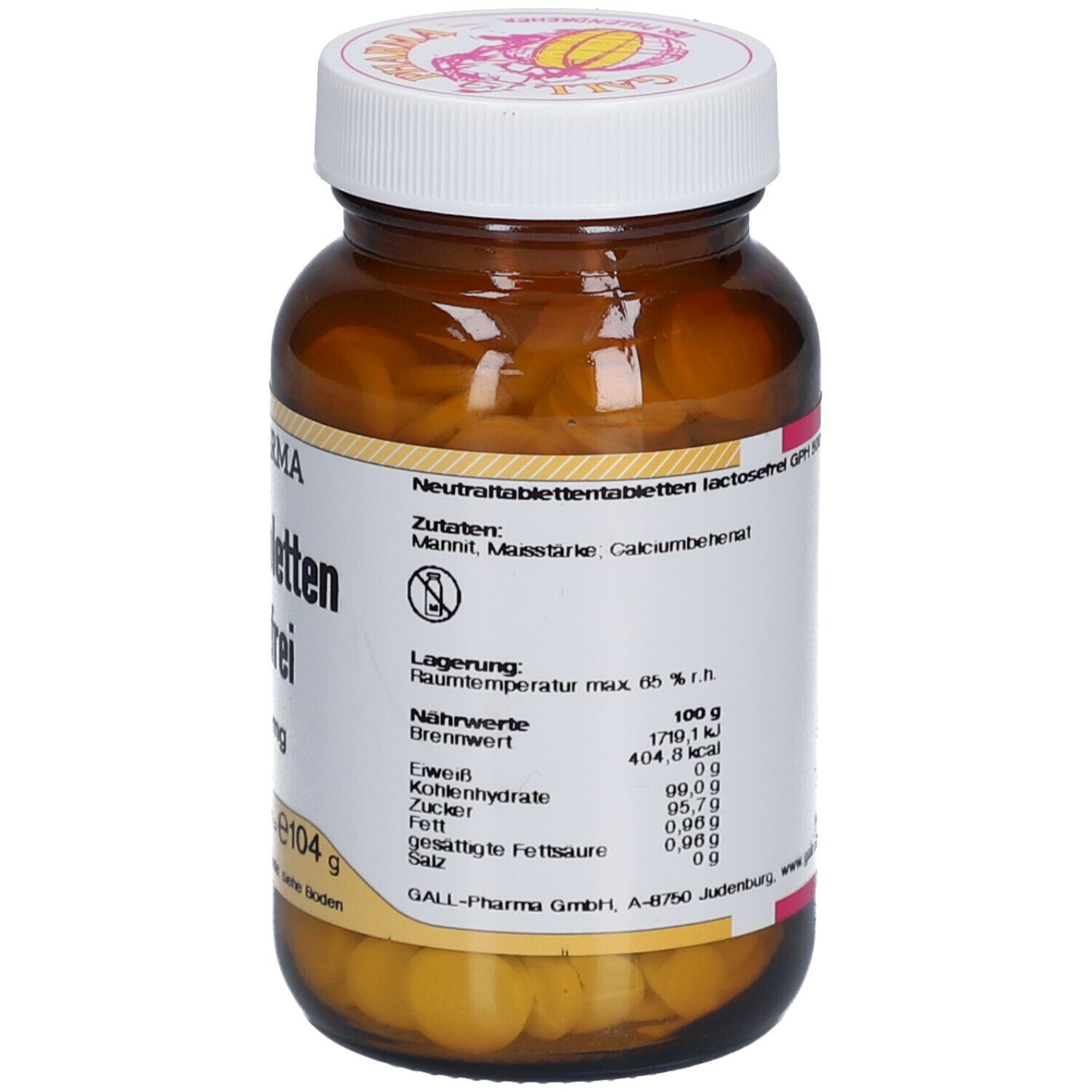 Neutraltabletten lactose frei GPH 500 mg