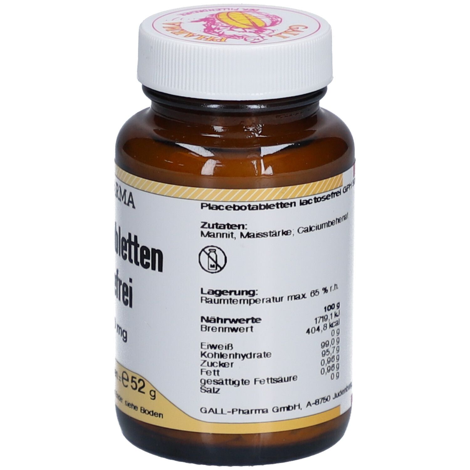 Placebotabletten lactosefrei GPH 500 mg