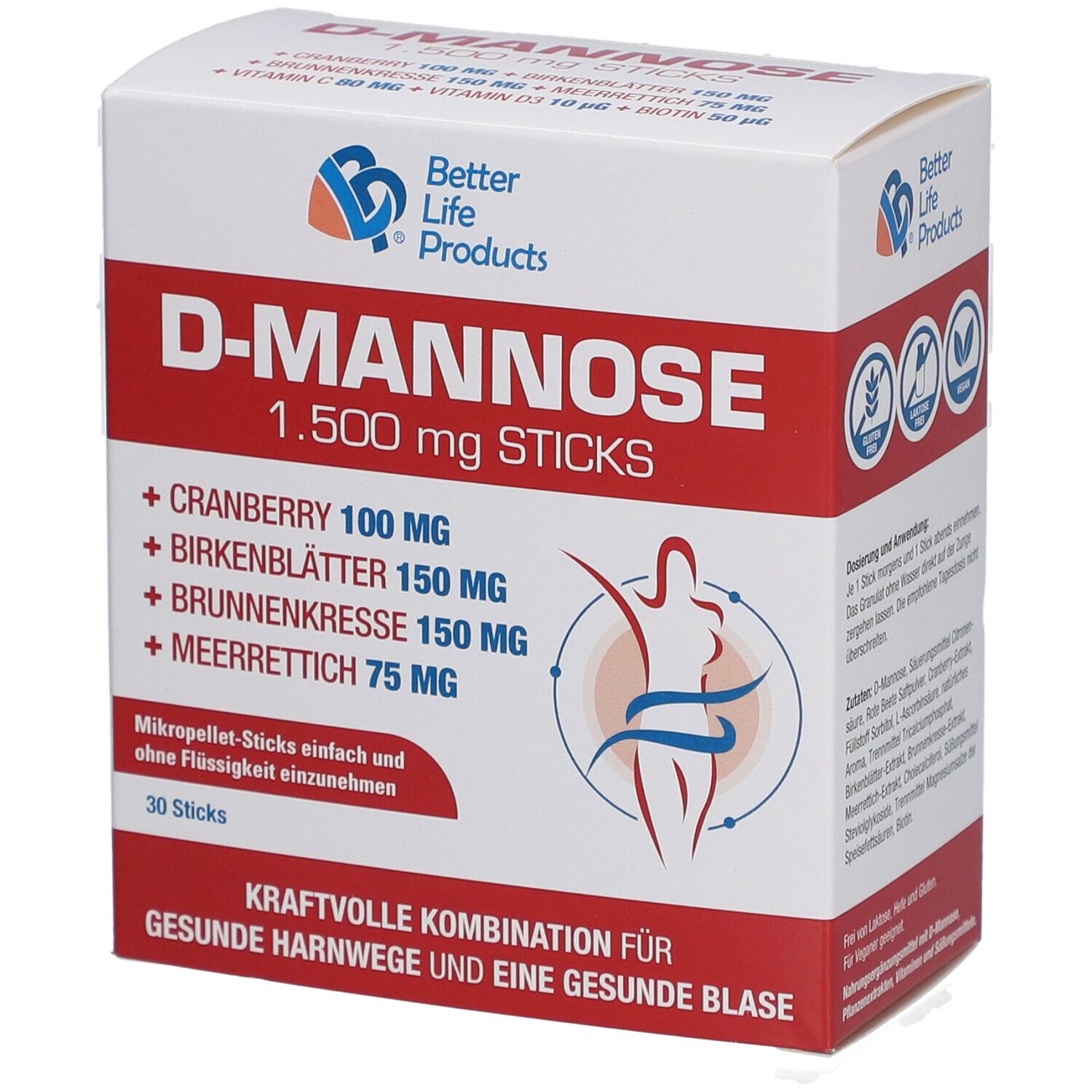 BLP D-Mannose 1.500 mg Sticks