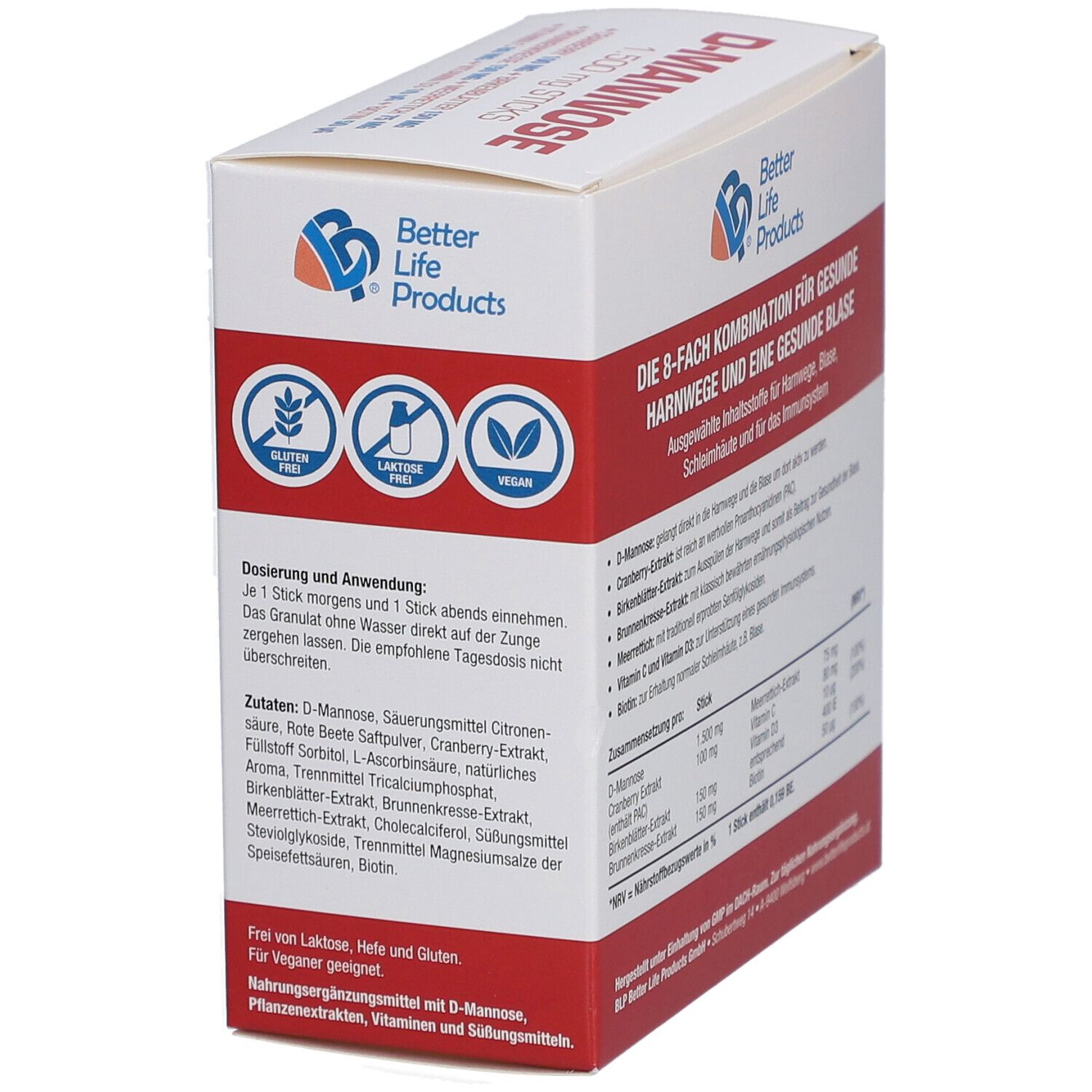 BLP D-Mannose 1.500 mg Sticks