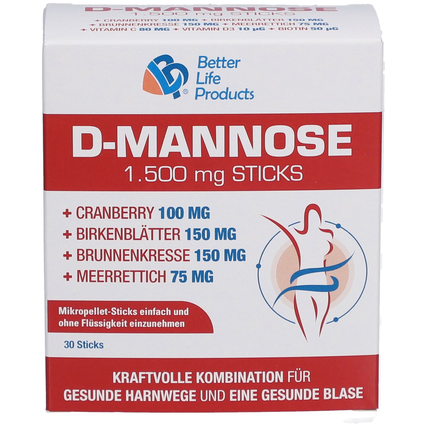 BLP D-Mannose 1.500 mg Sticks