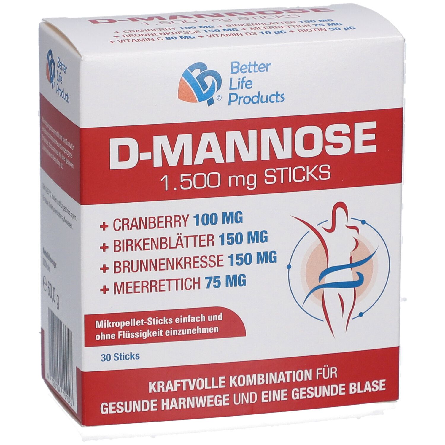 BLP D-Mannose 1.500 mg Sticks