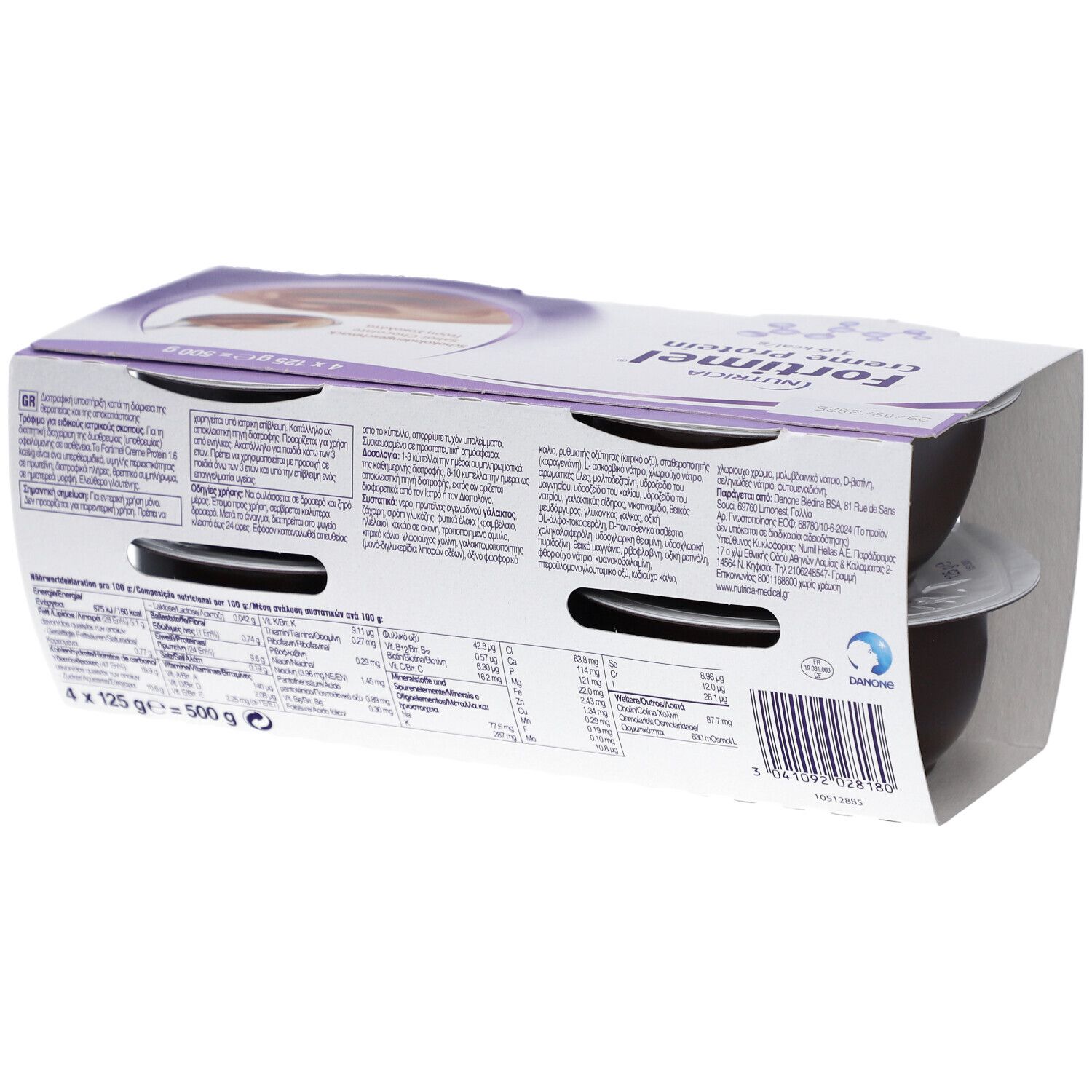 NUTRICIA Fortimel Crème Protéinée Chocolat