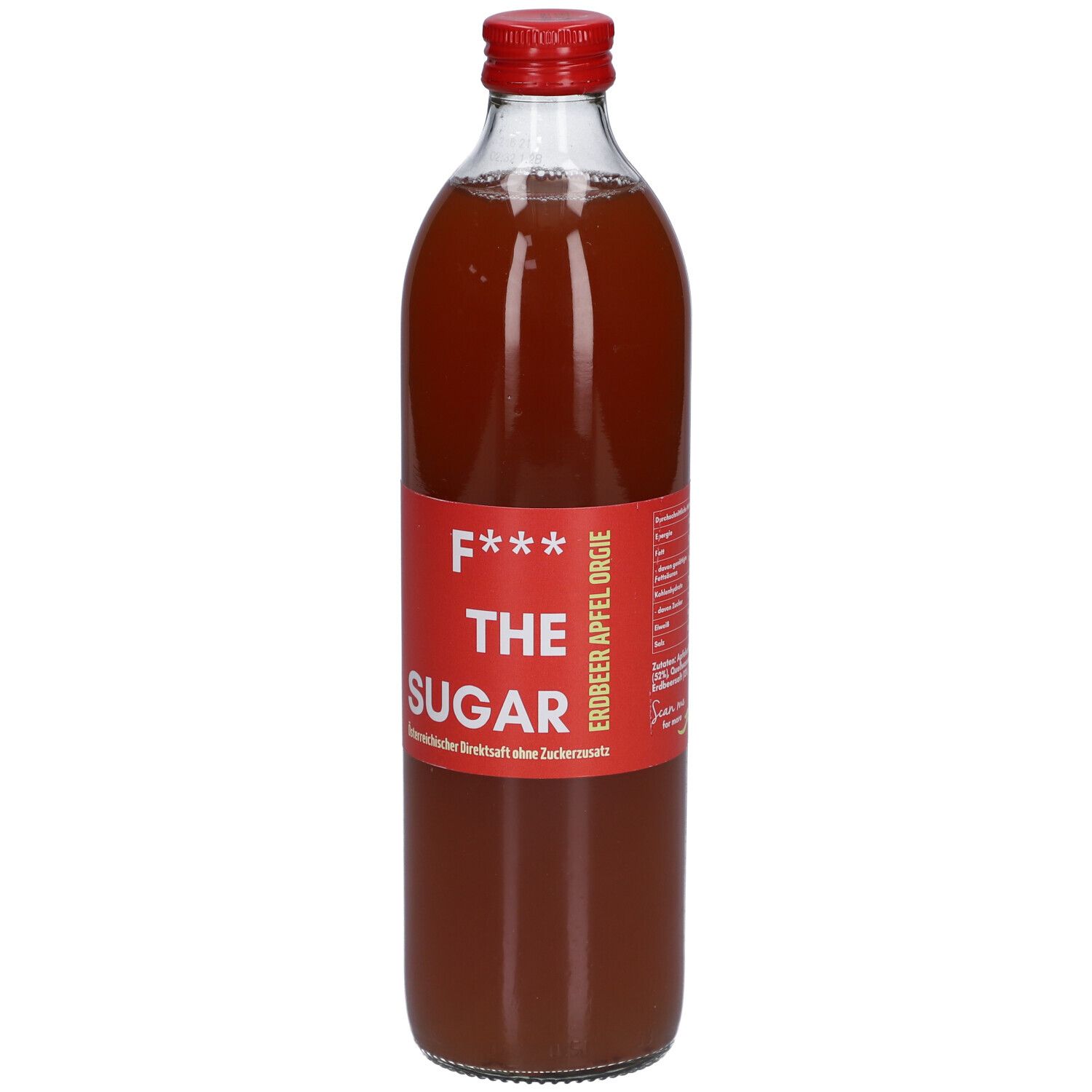 F* THE SUGAR Jus fraise-pomme