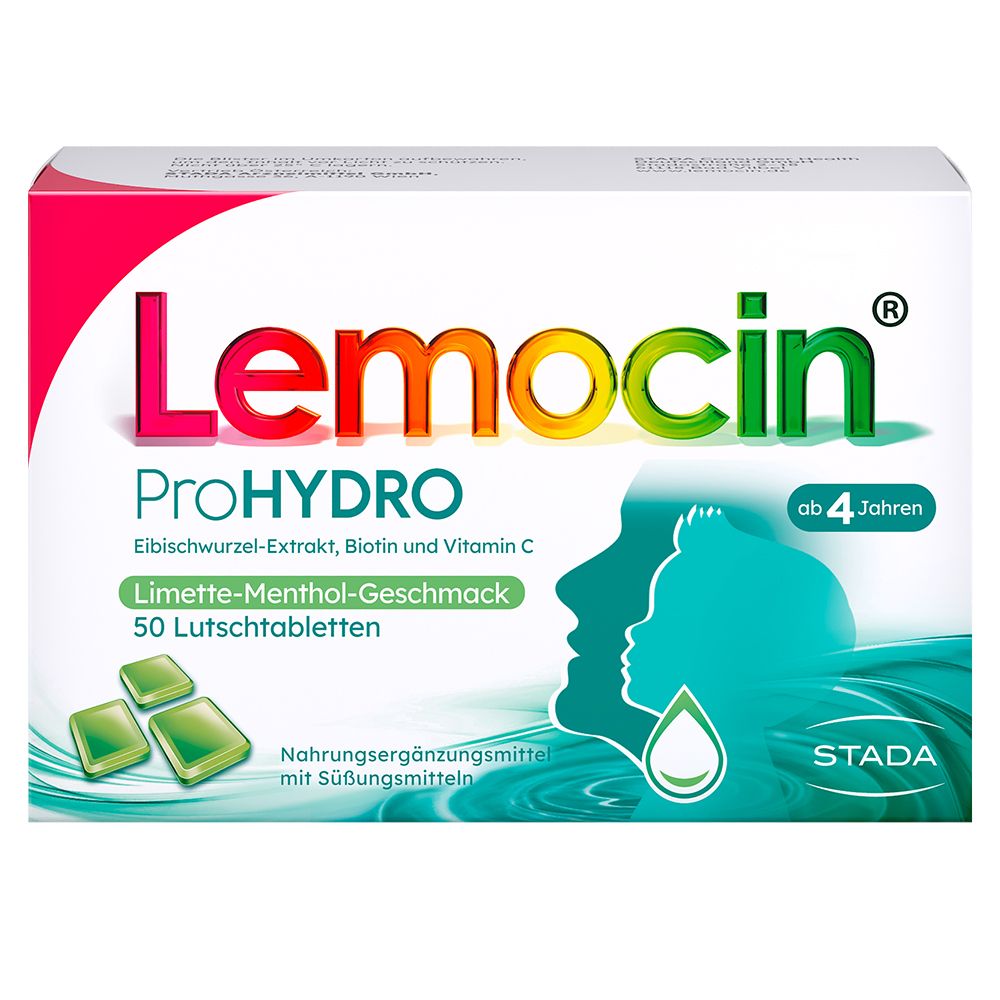 STADA Lemocin® Pro Hydro Citron vert-Menthol pastilles à sucer