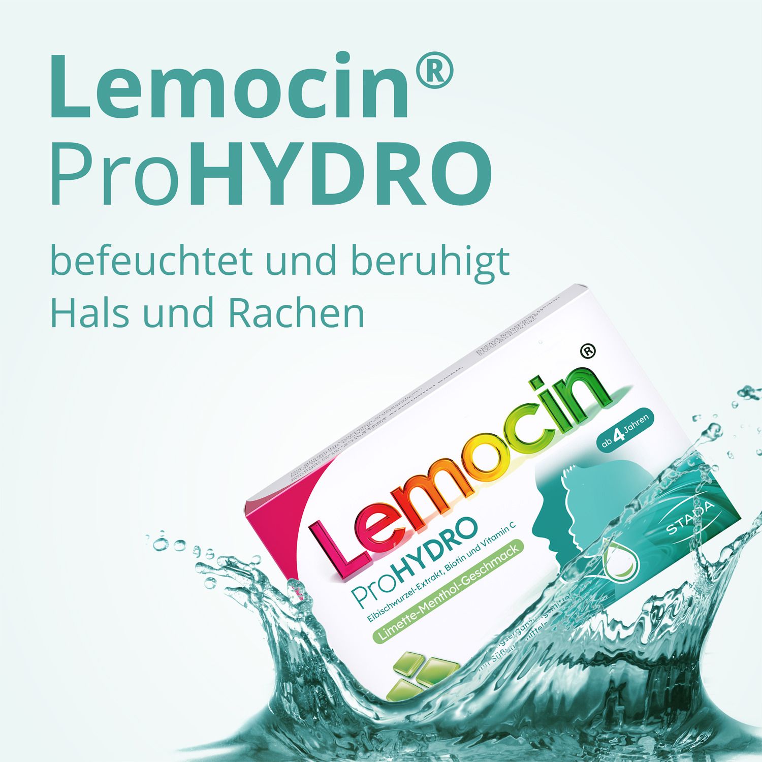 STADA Lemocin® Pro Hydro Citron vert-Menthol pastilles à sucer
