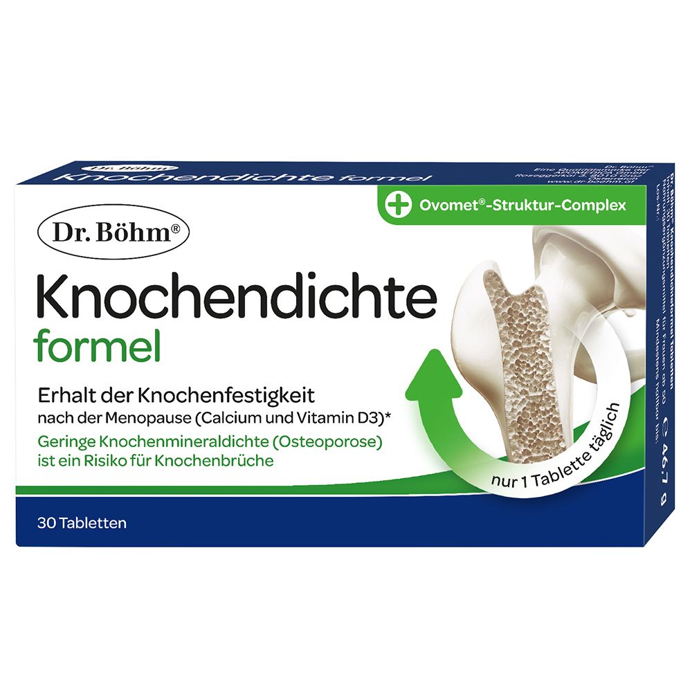 Dr. Böhm® Knochendichteformel - Die Innovation für feste Knochen
