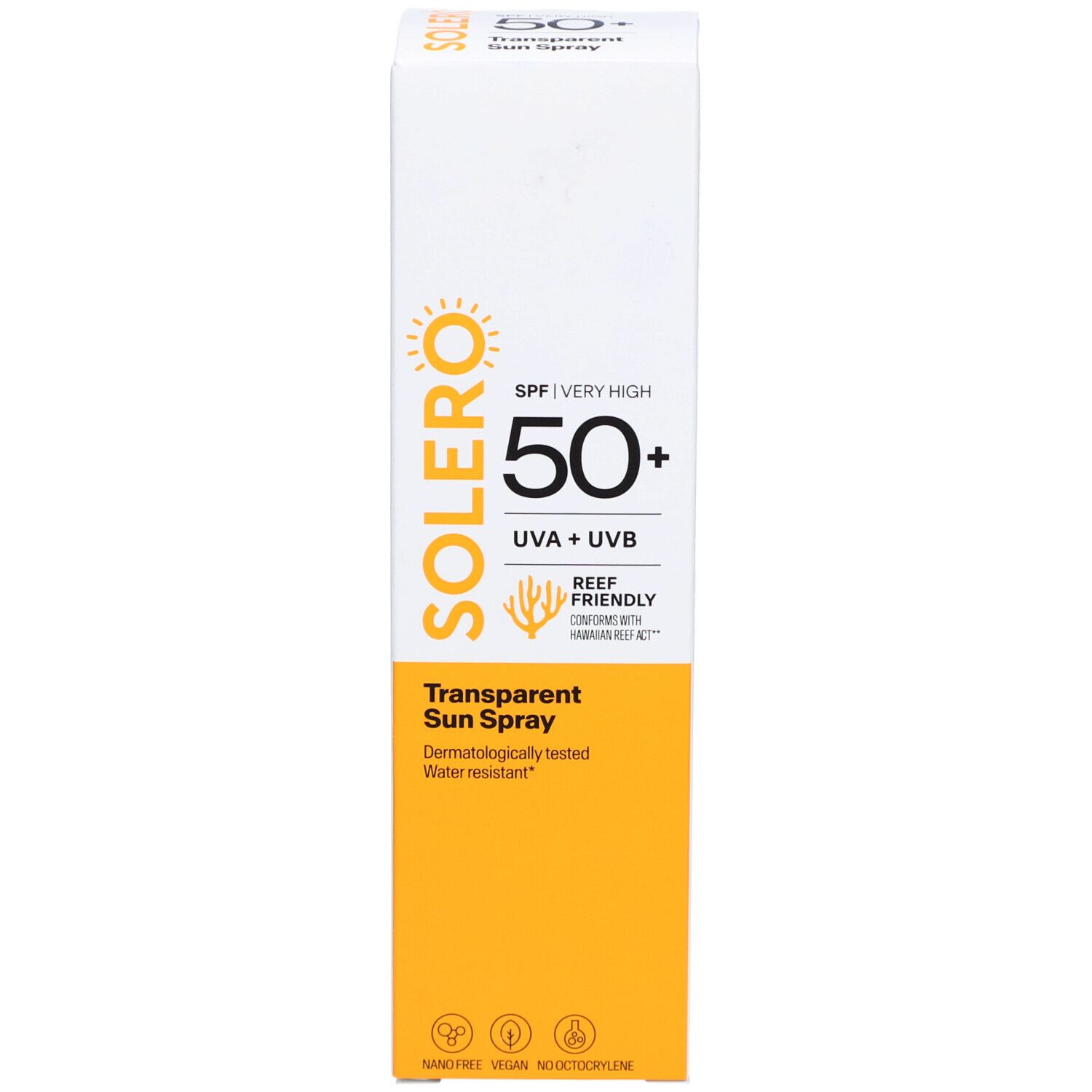 SOLERO Spray Solaire Transparent SPF 50+
