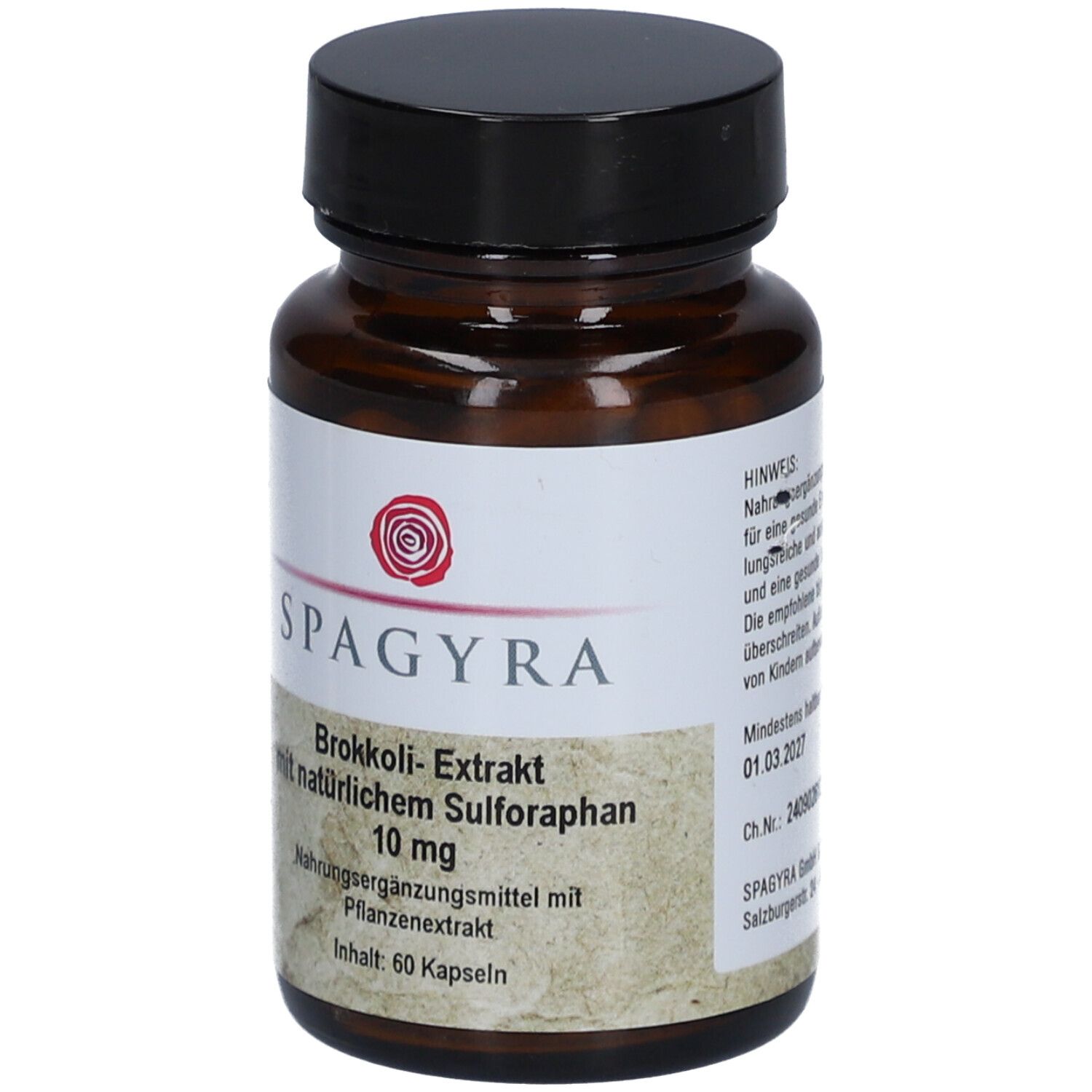 SPAGYRA Extrait de brocoli avec sulforaphane naturel 10 mg