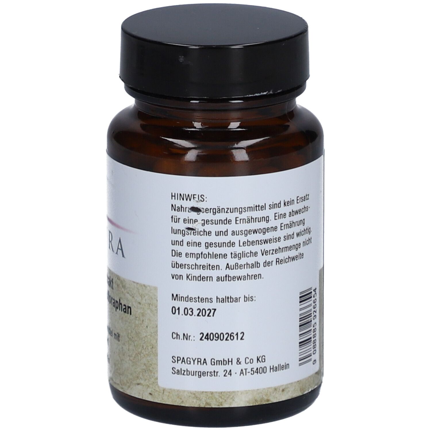 SPAGYRA Extrait de brocoli avec sulforaphane naturel 10 mg