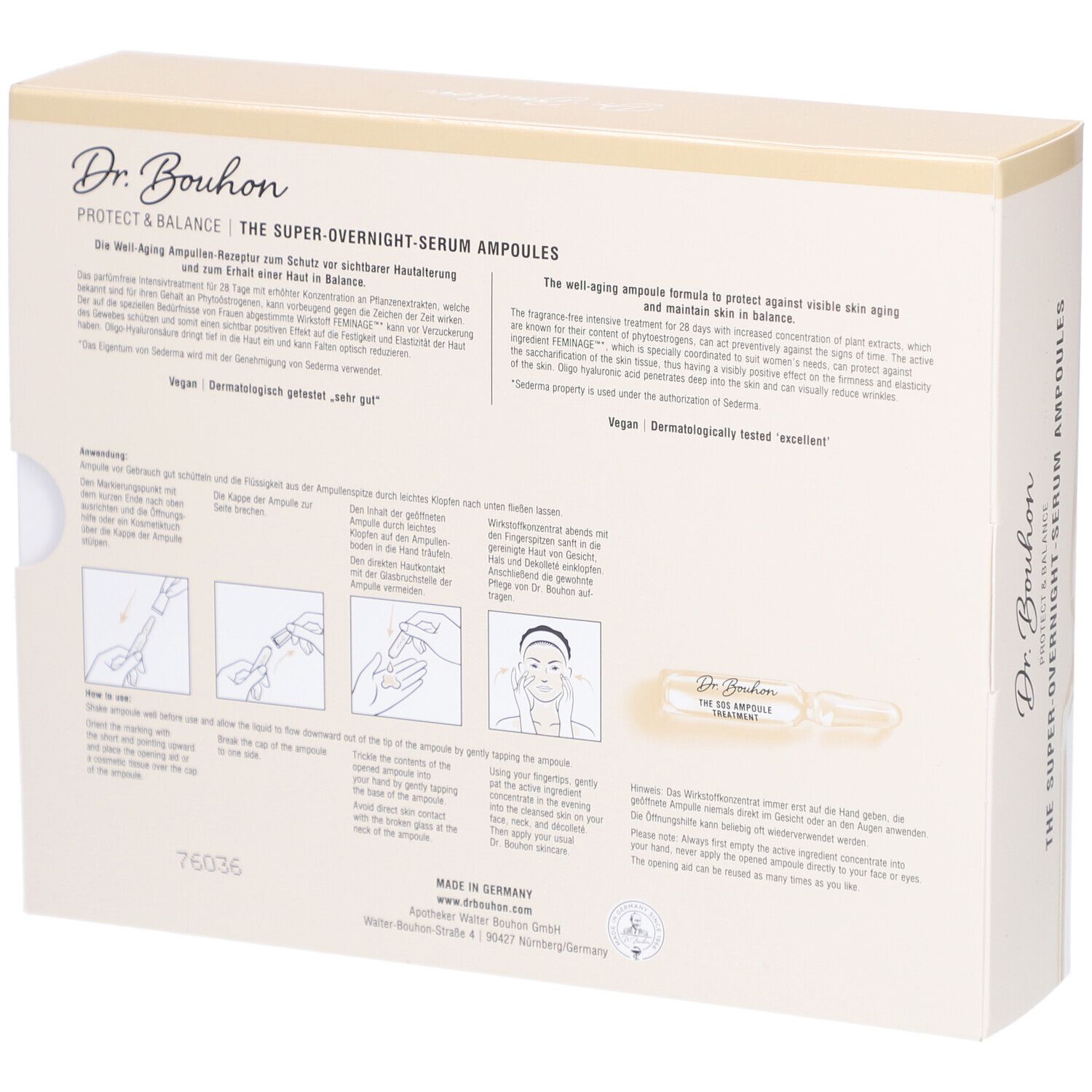 DR.BOUHON Das Super-Über-Nacht-Serum Ampullen