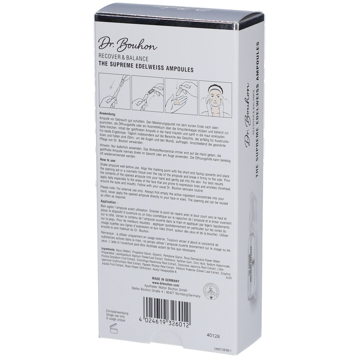 DR.BOUHON The Supreme Edelweiss Ampoules