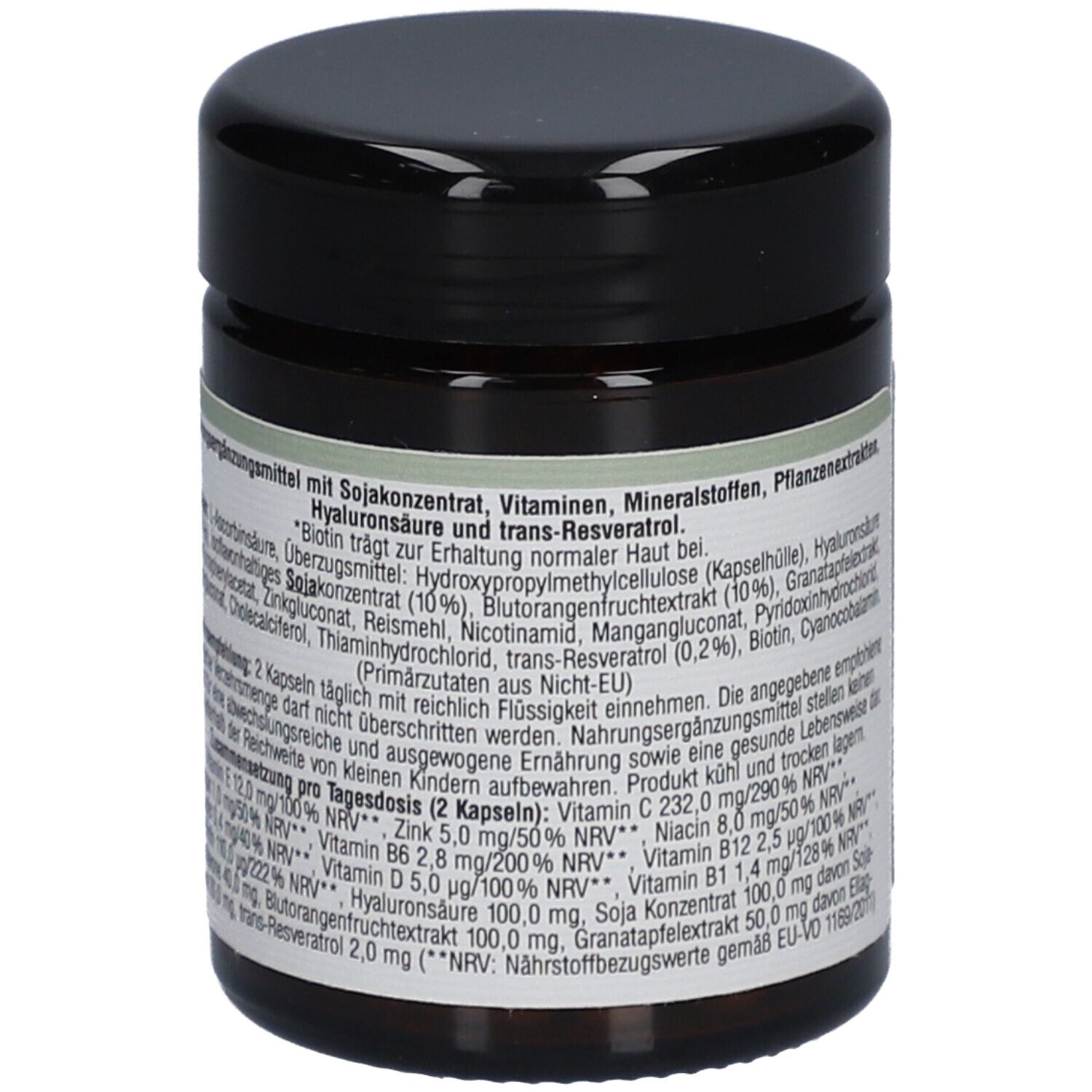 Pot brun avec couvercle noir. Inscription: Dr. Bouhon, THE WELL-AGE SKIN SUPPORT. Ingrédients au dos.