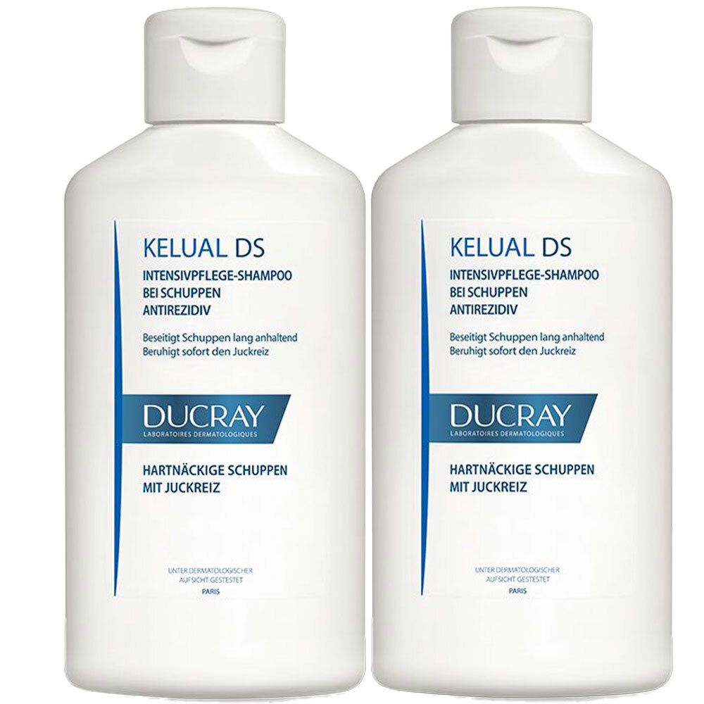 DUCRAY KELUAL DS Shampoo – Anti-Schuppen-Shampoo bei hartnäckigen Schuppen, seborrhoischer Dermatitis und Kleienpilzflechte