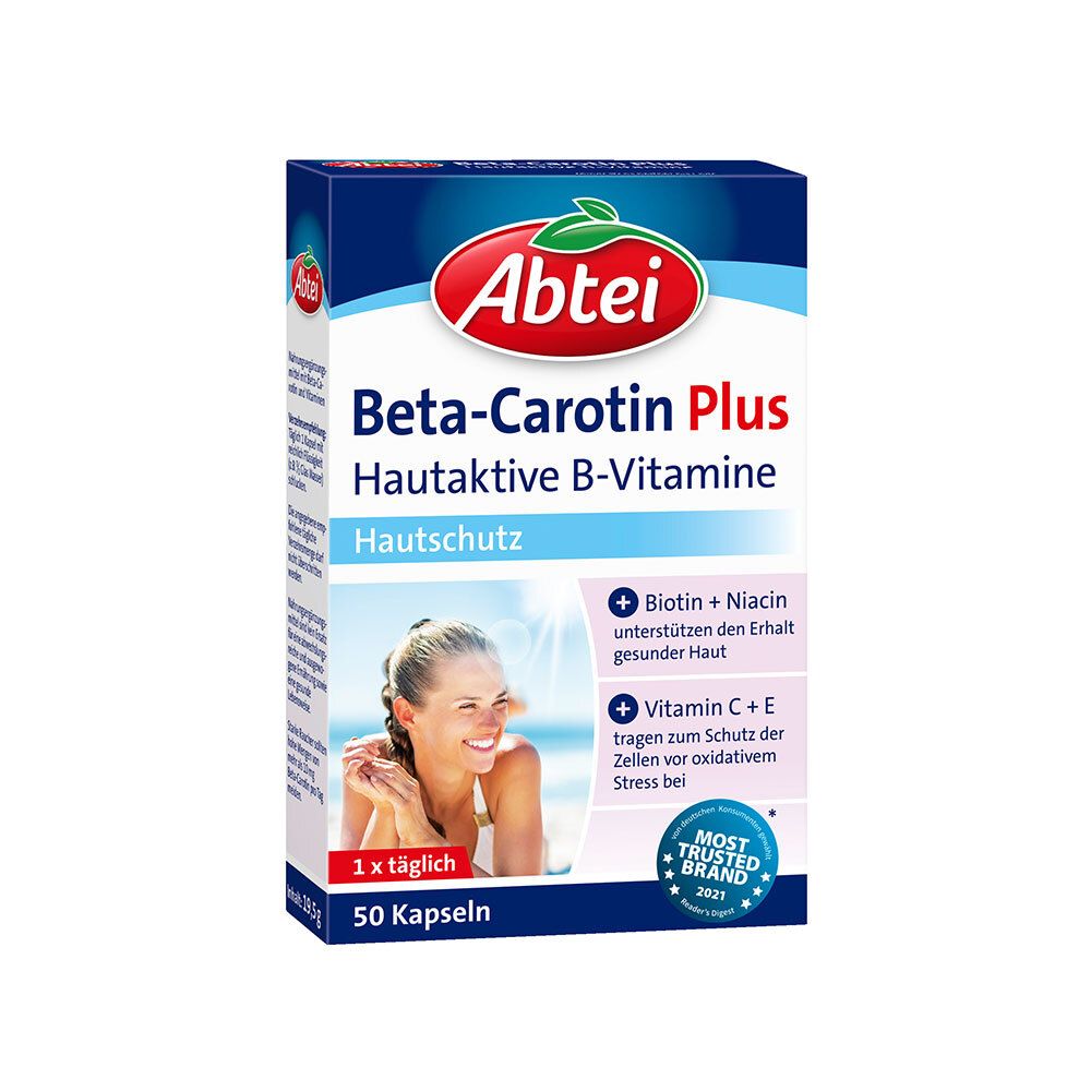 ABTEI Bêta-Carotène Plus Vitamines B actives pour la peau