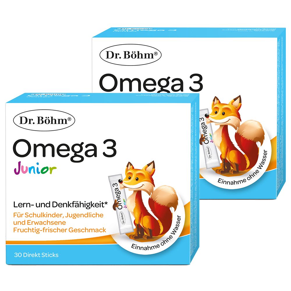 DR.BÖHM® Junior Omega 3 Direct Sticks