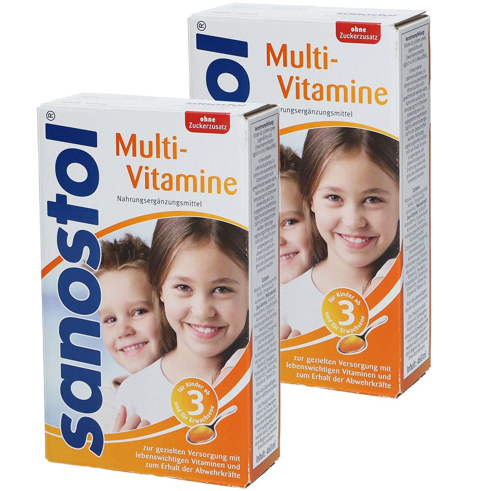 SANOSTOL® Jus multivitaminé sans sucre