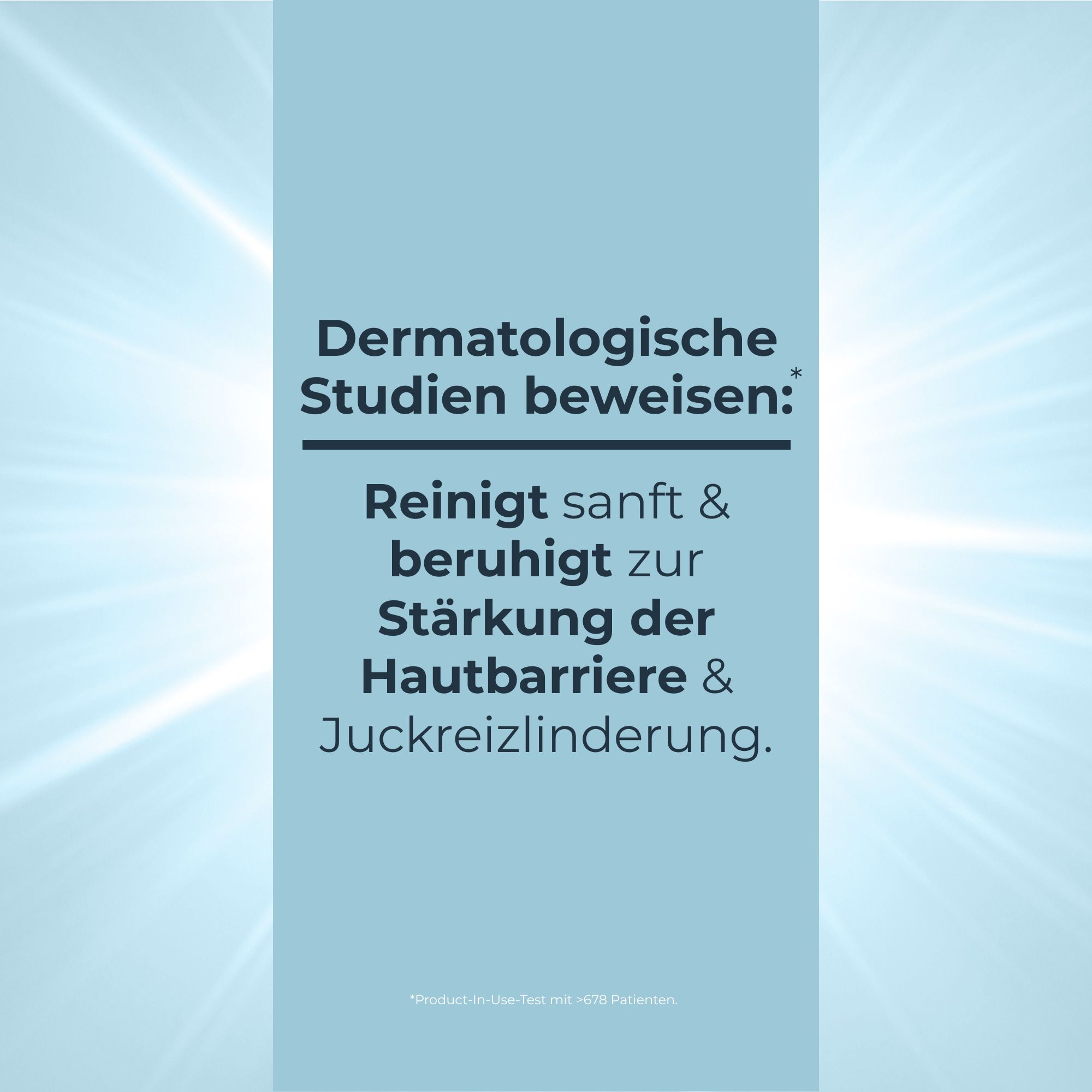 Texte sur des études dermatologiques prouvant l'efficacité d'Eucerin AtopiControl.