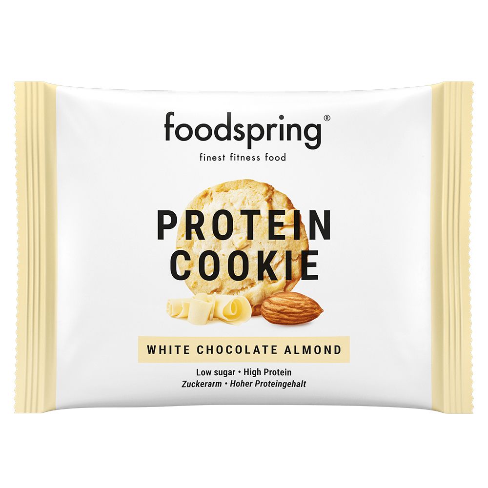 foodspring® Cookie protéiné au chocolat blanc et aux amandes