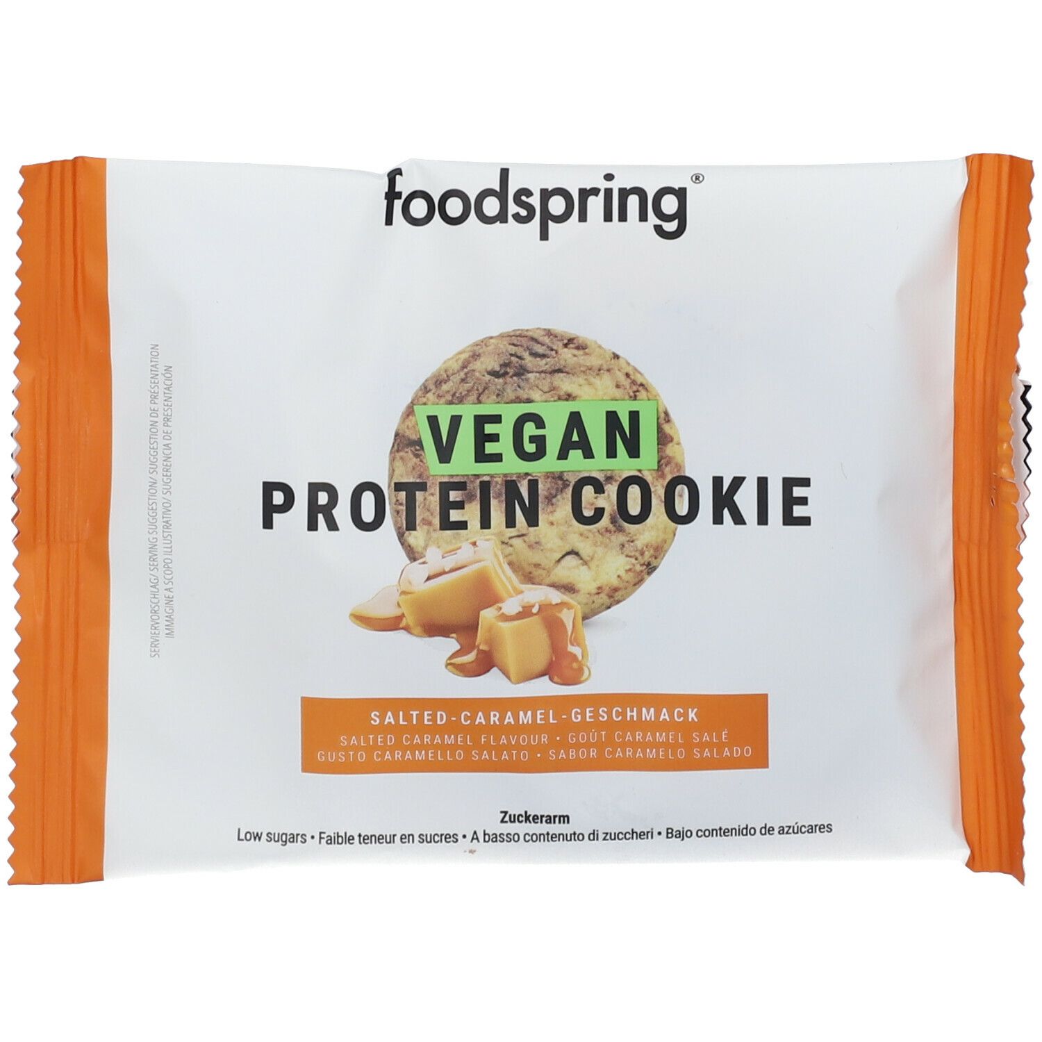 foodspring® Biscuit Protéiné Végétalien Caramel Salé