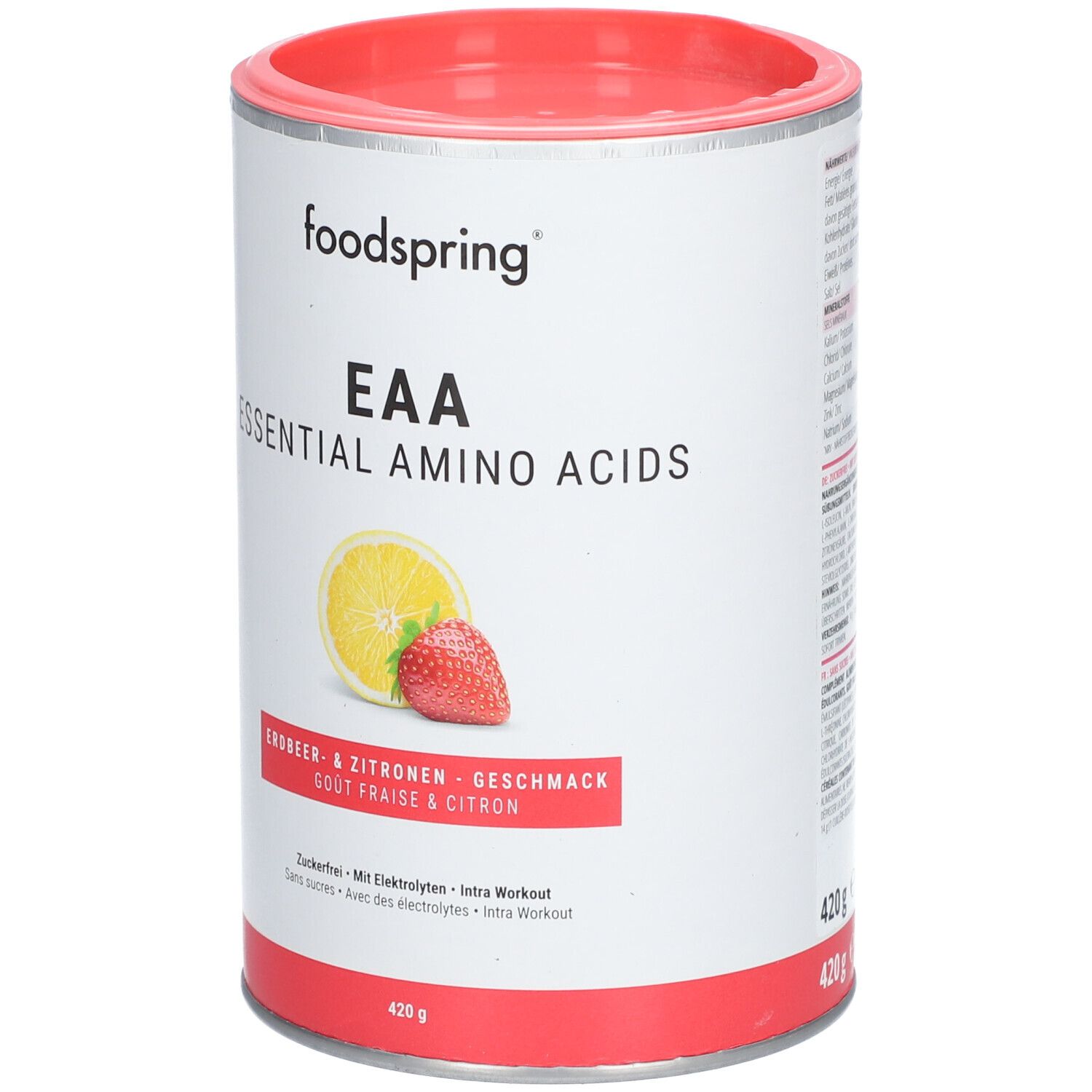 FOODSPRING® EAA Acides Aminés Essentiels Fraise & Citron