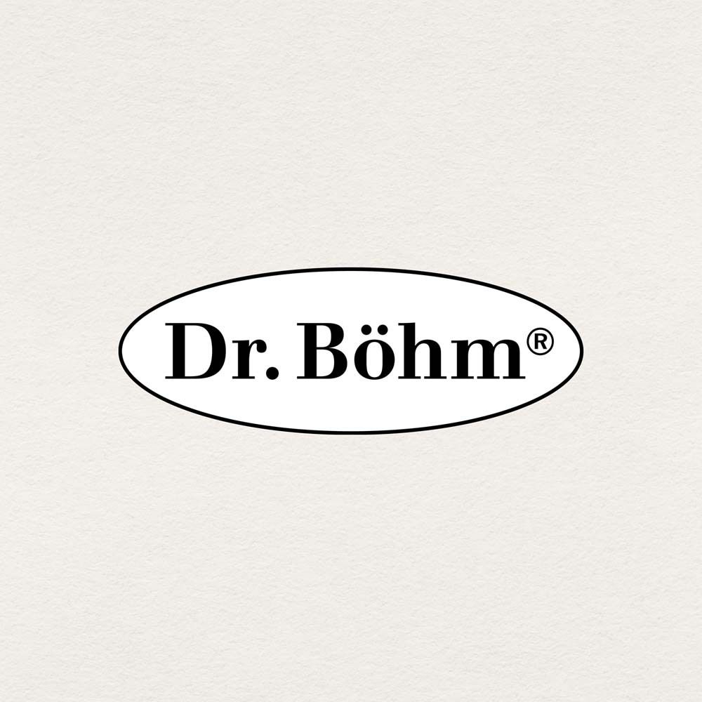 Logo: Dr. Böhm® de forme ovale.