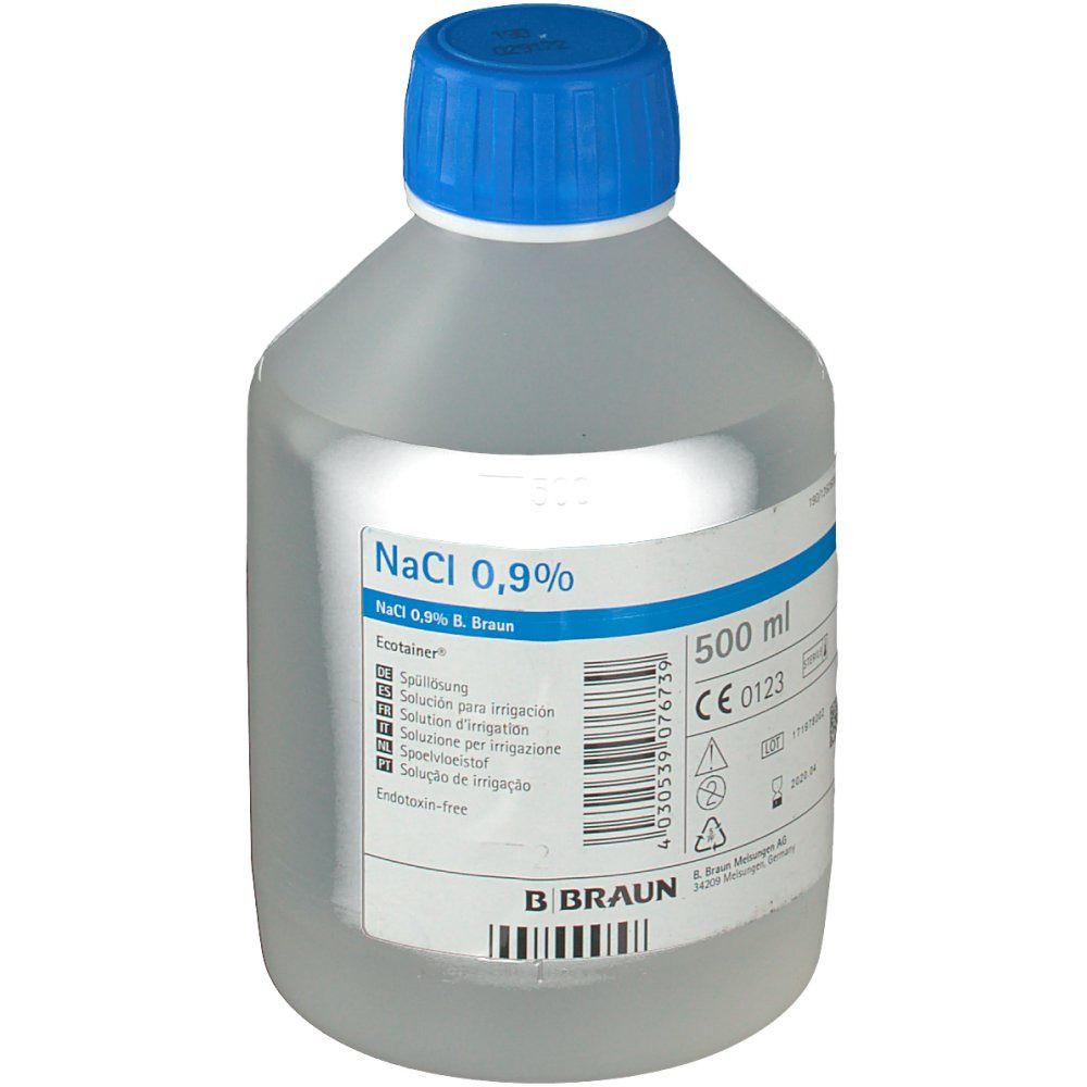 Sérum physiologique (NaCl 0,9%) - 1 L