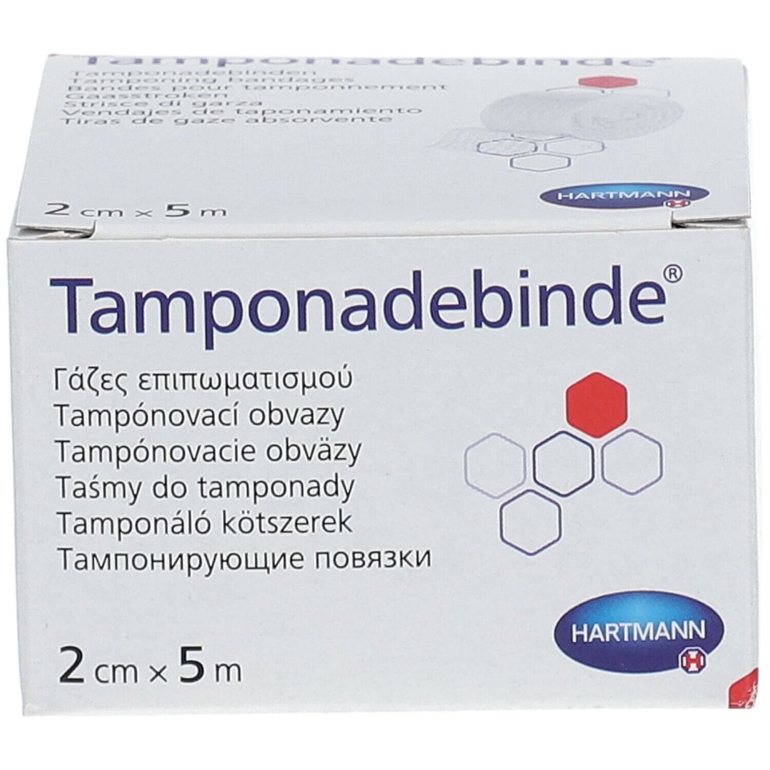 Tamponadebinde 5m x 2cm steril