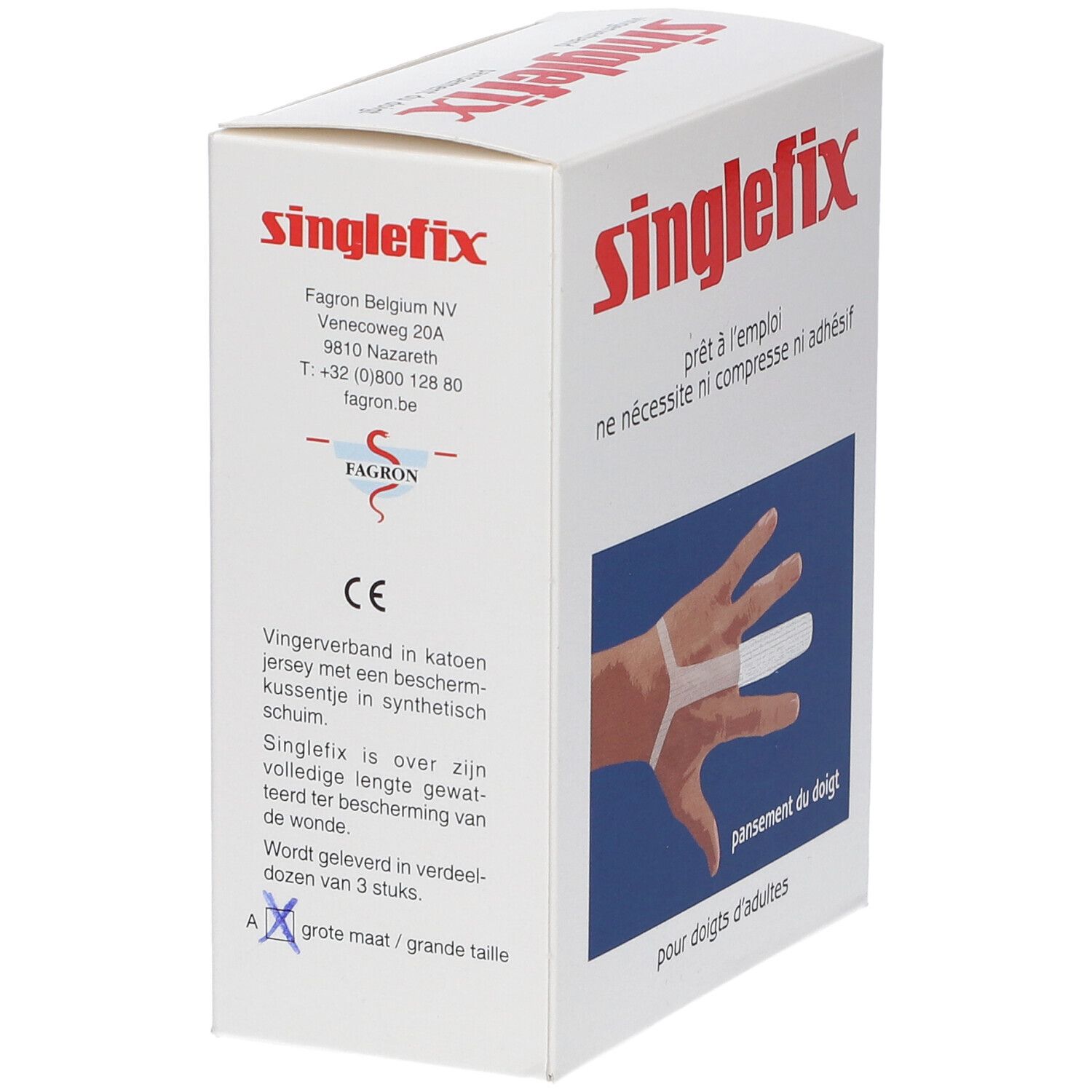 Singlefix Type B Bandage pour doigt