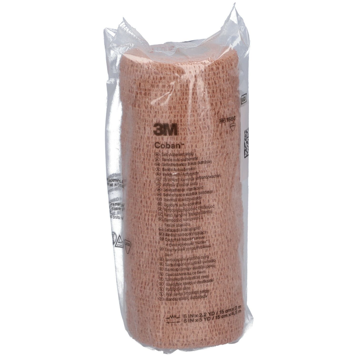 3M Coban Bande auto-adhérante 15 x 4,5 cm