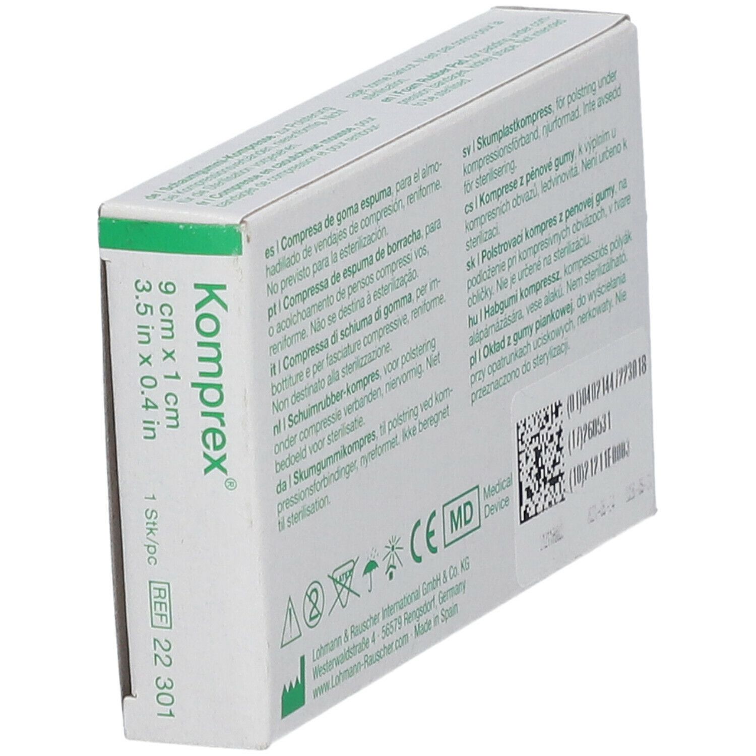 Komprex® Schaumgummikompresse Gr. 0 nierenförmig 1 St - Redcare Apotheke