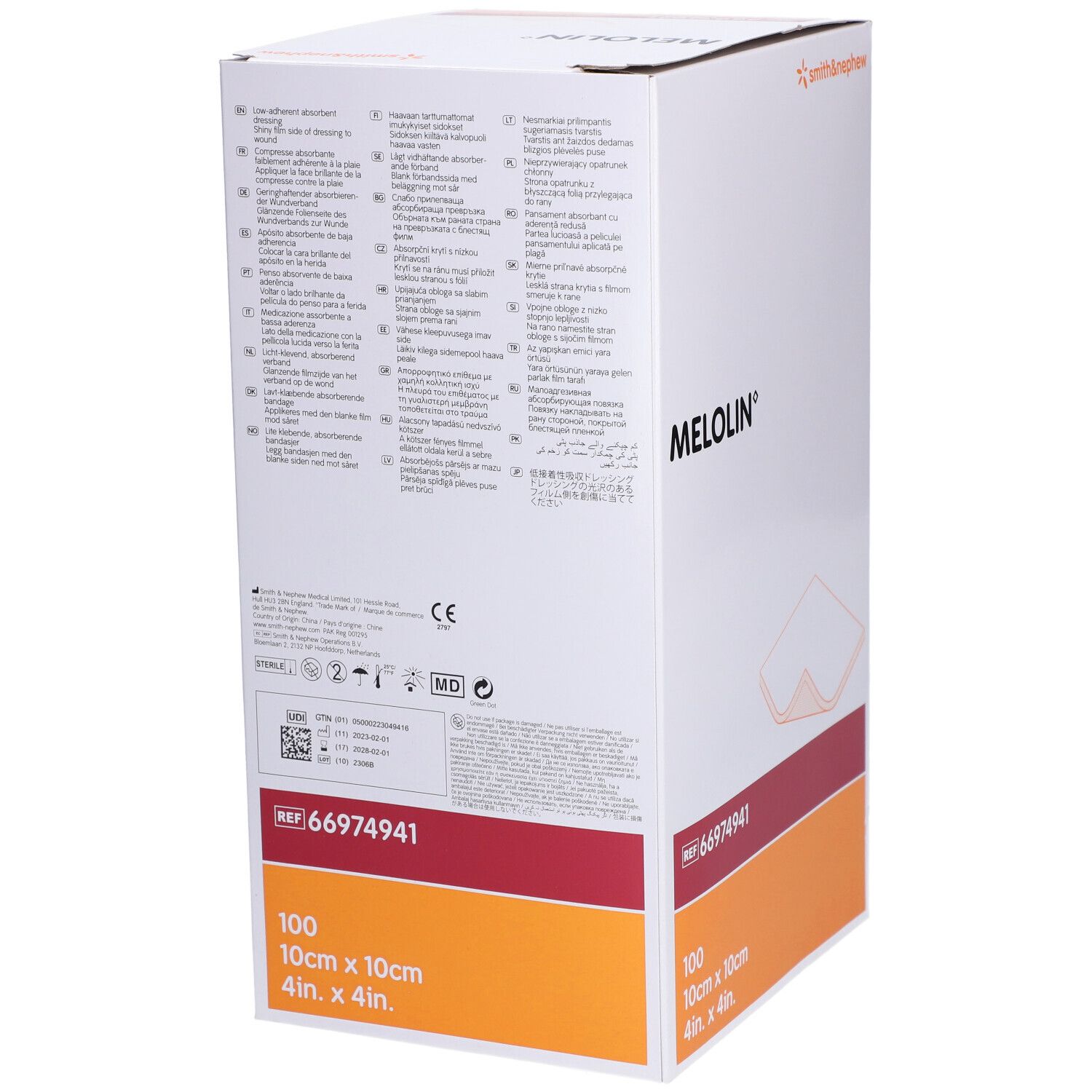 smith & nephew MELOLIN Wundauflage 10 x 10 cm