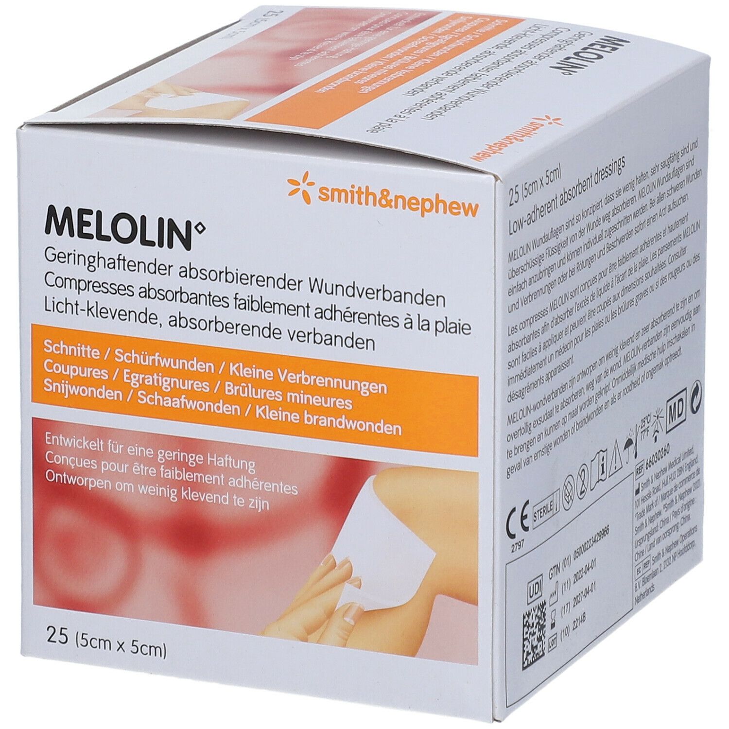 Melolin® Compresse Stérile 5 x 5 cm