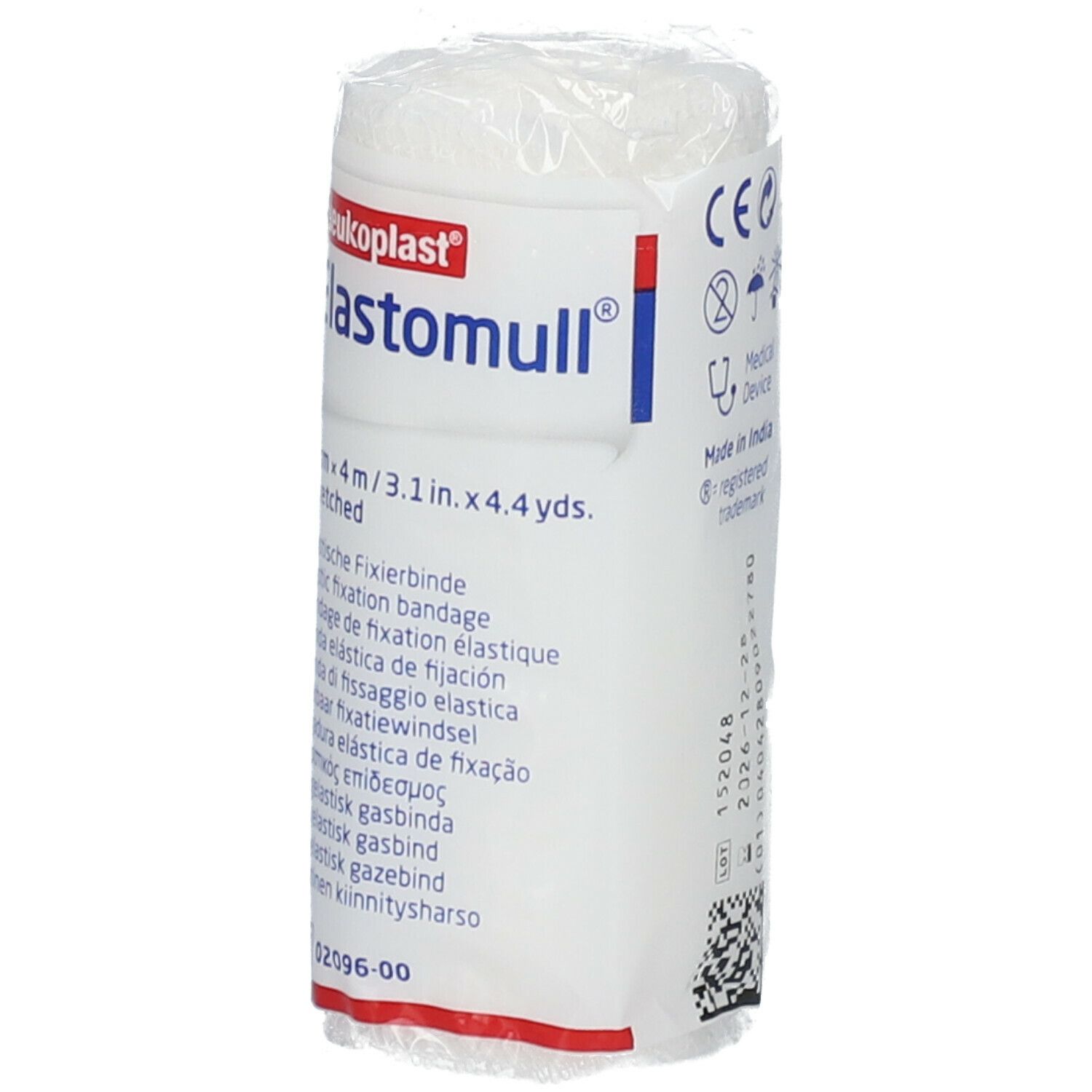 Elastomull® elastische Fixierbinde 4m x 8cm in Polypropylen