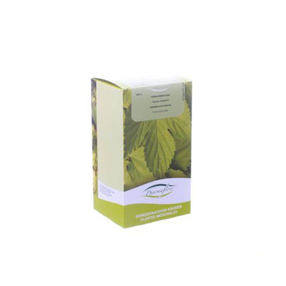 Boîte verte avec texte. Logo Pharmaflore. Texte: Renouvellements, plantes médicinales.