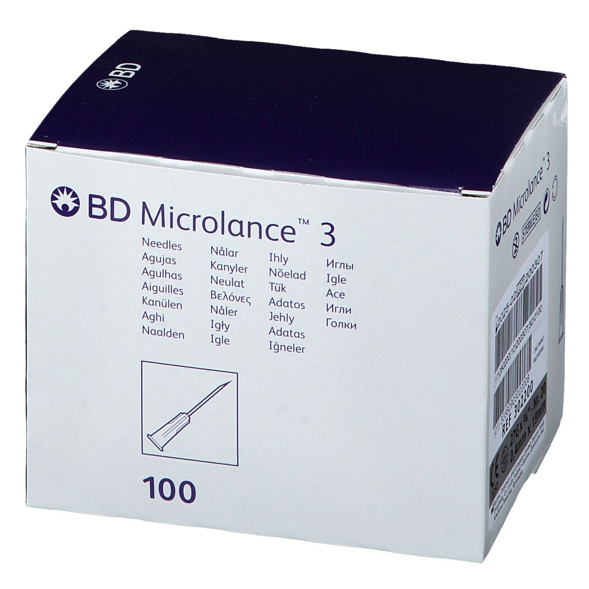 BD Microlance™ 3 27 G 3/4 0,4 x 19 mm