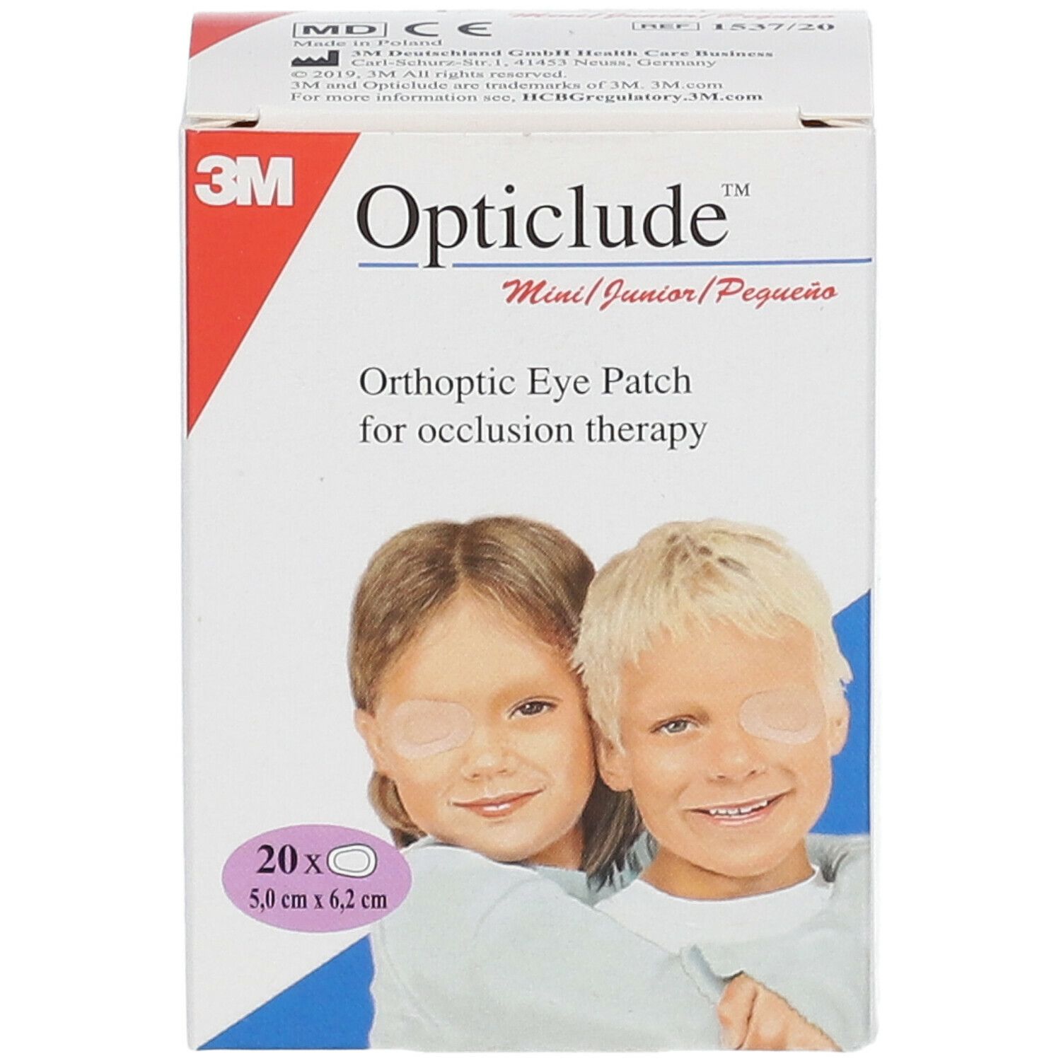 3M™ Opticlude™ Pansements orthoptiques Junior (6,3 x 4,8 cm) 153720