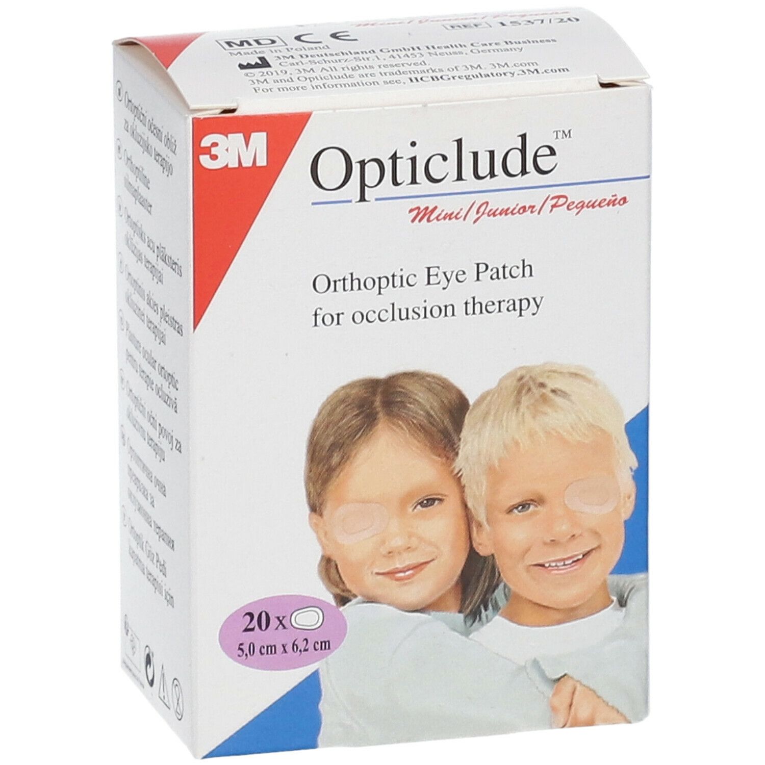 3M™ Opticlude™ Junior Mini 5,0 x 6,2 cm