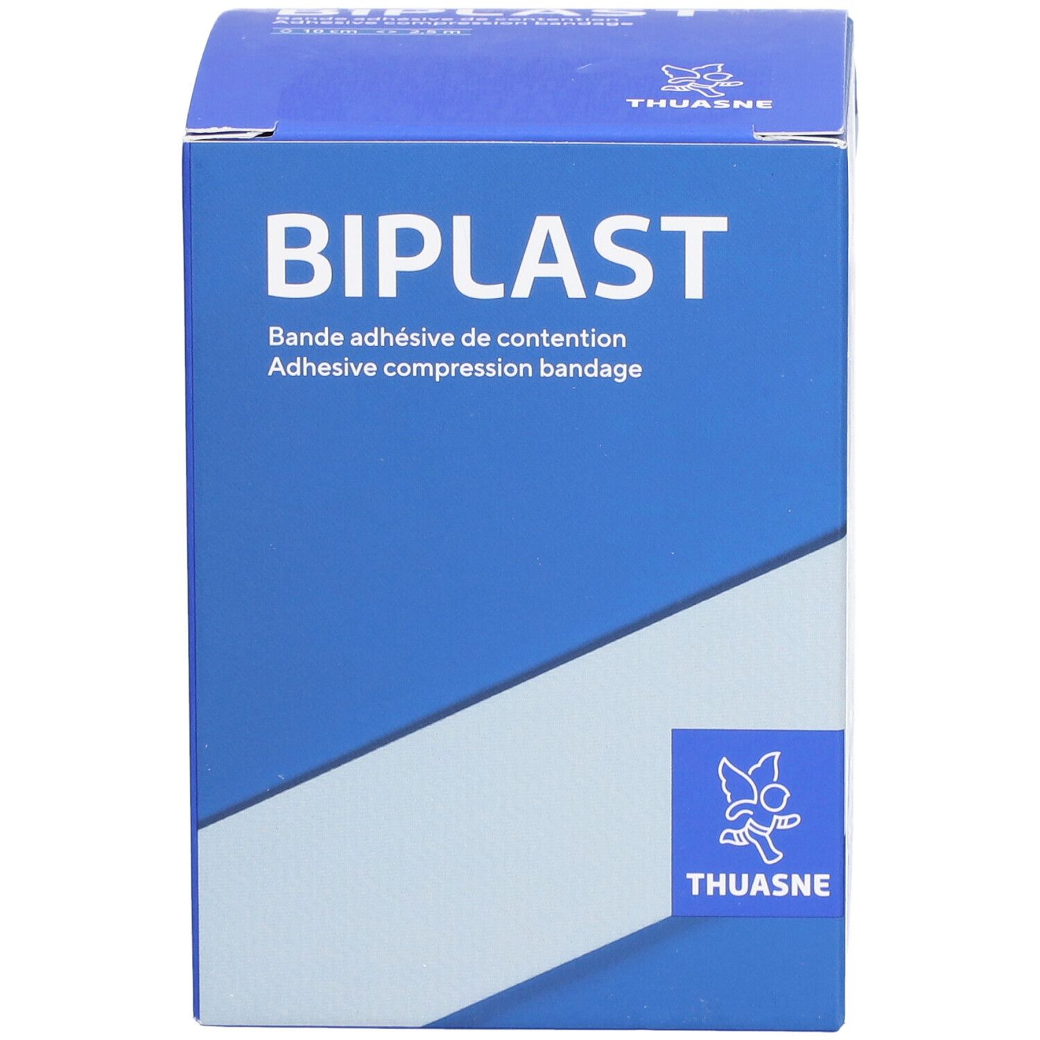 THUASNE Biplast Bande adhésive de contention Blanc 10 cm x 2.5 m