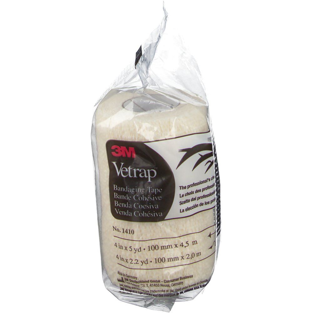 3M™ Vetrap™ Bande cohésive Blanc 10 cm x 4,5 m