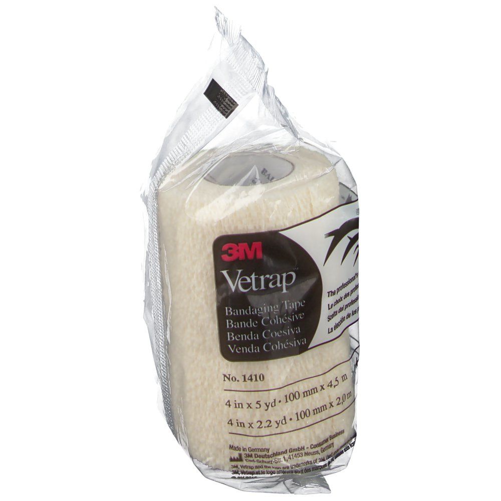 3M™ Vetrap™ Bande cohésive Blanc 10 cm x 4,5 m