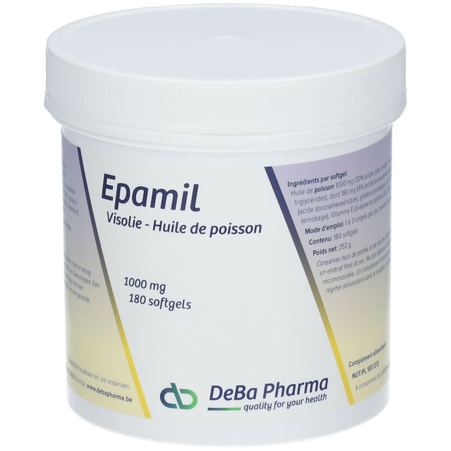 DeBa Pharma Epamil® Omega3 1000 mg
