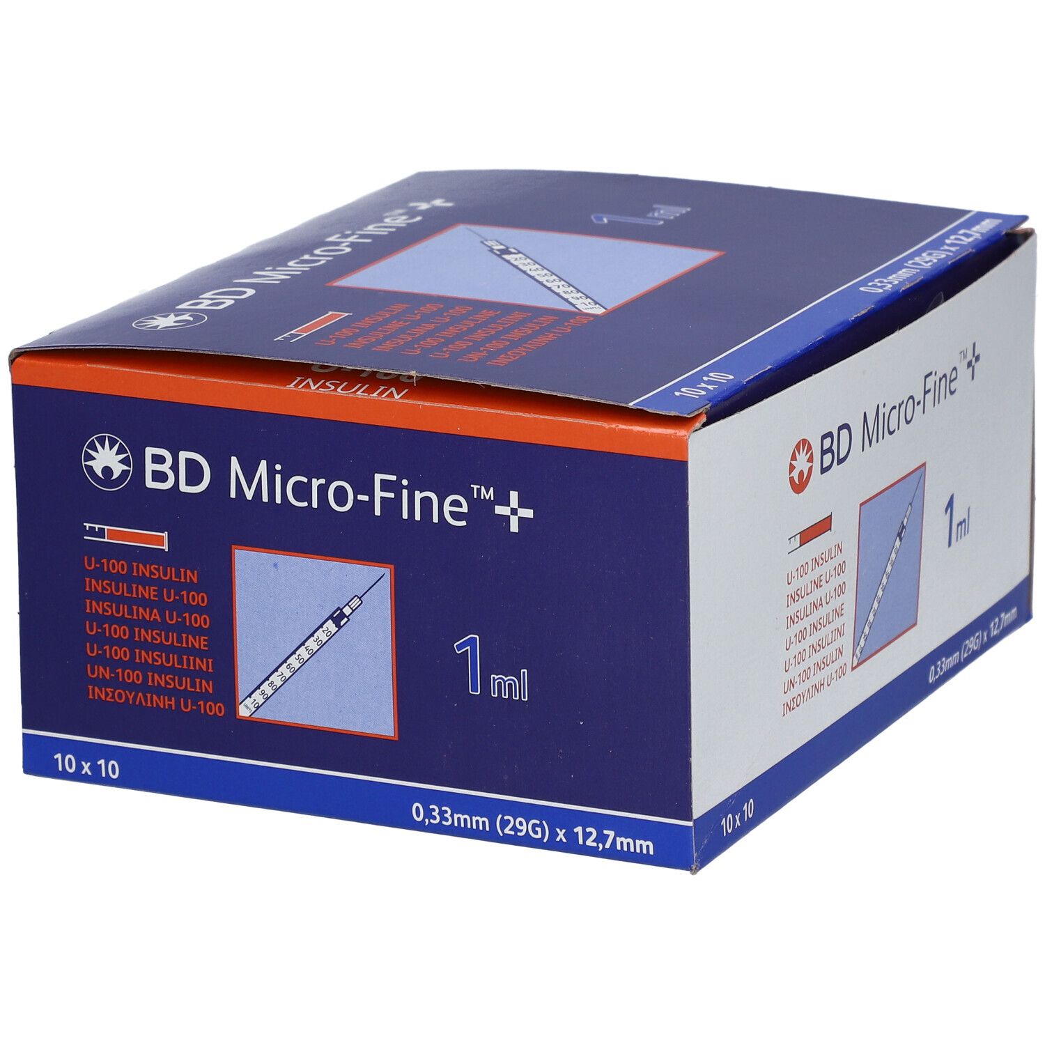 BD Micro-fine + U-100 Insulin 0,33 mm x 12.7 mm